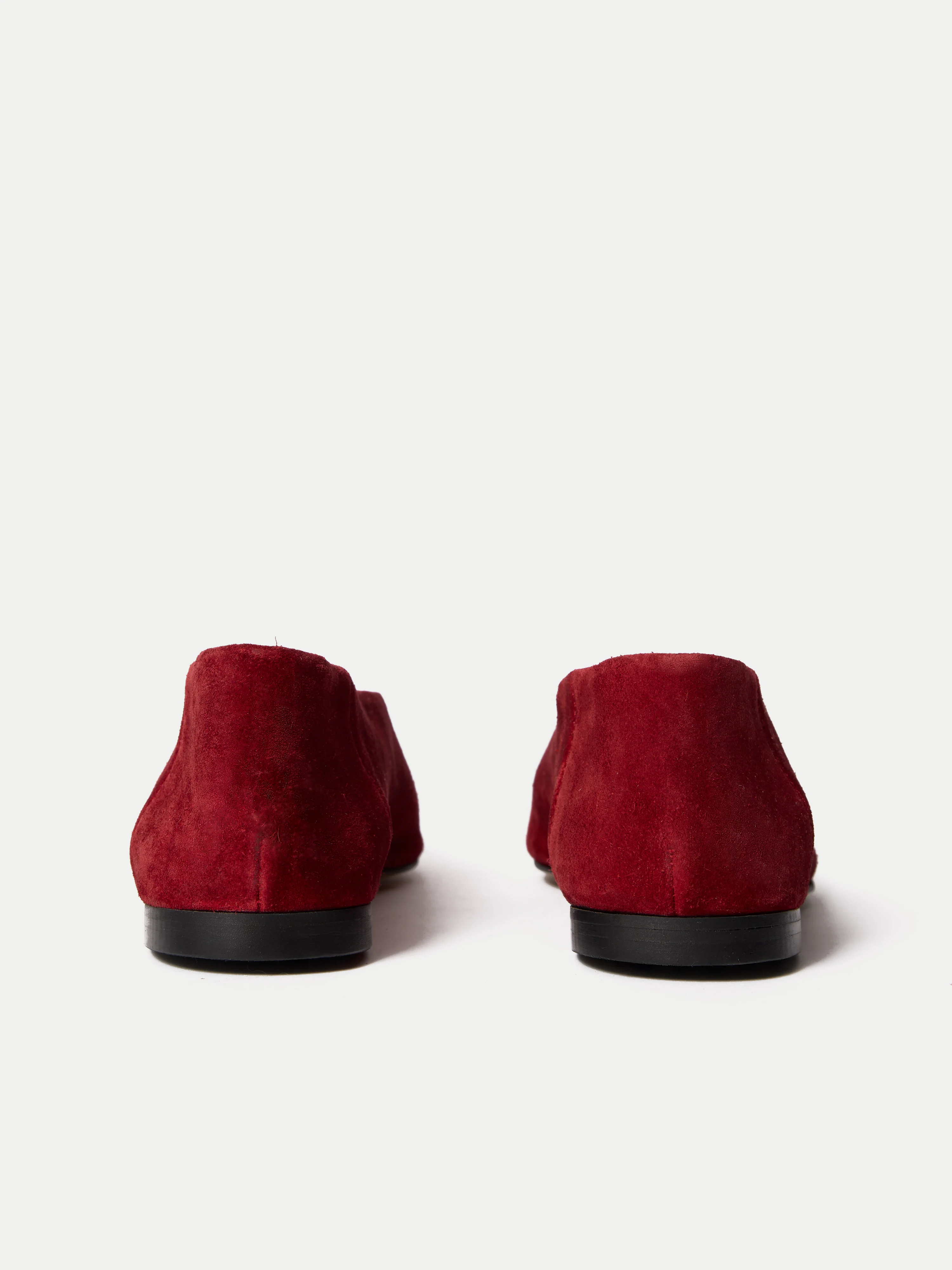 Lola Suede Ballerina | Red - Image 5