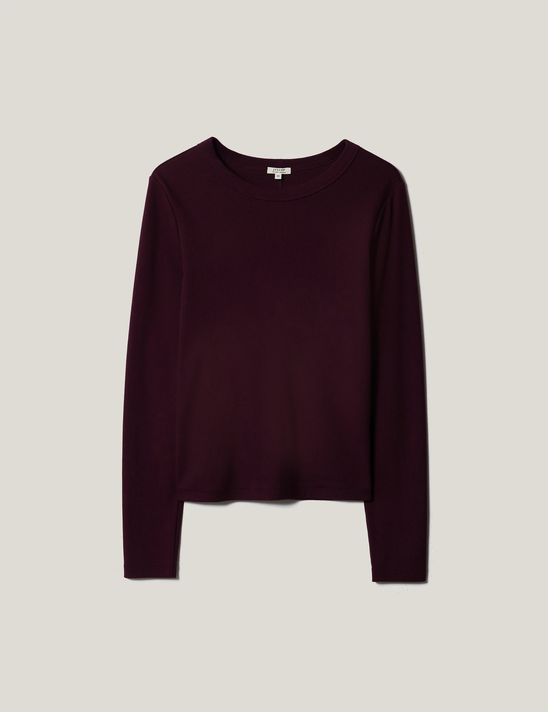 Long Sleeve Fine Cotton Baby T-shirt | Purple - Image 6