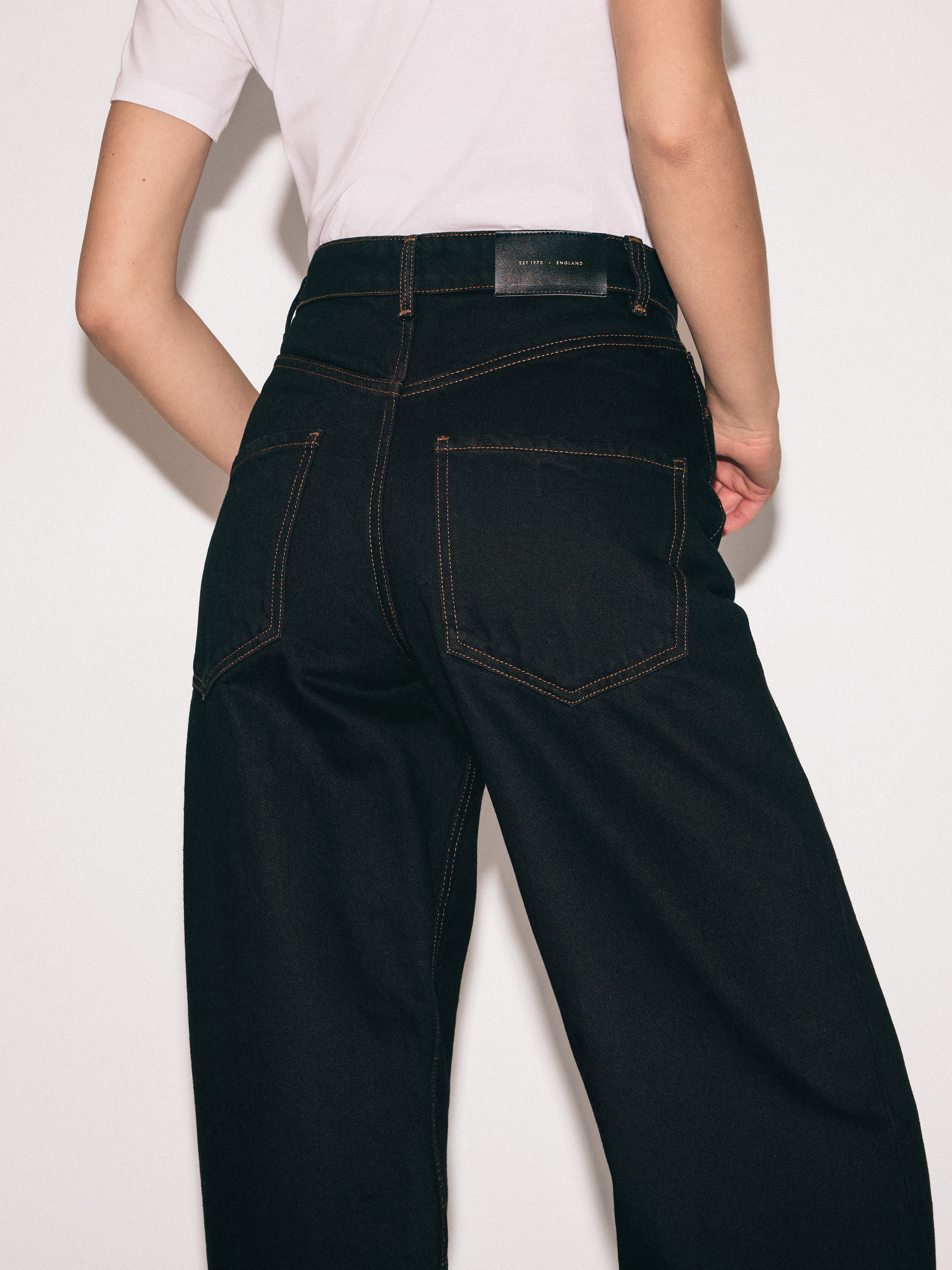 Lucia High Waisted Jean | Black - Image 4