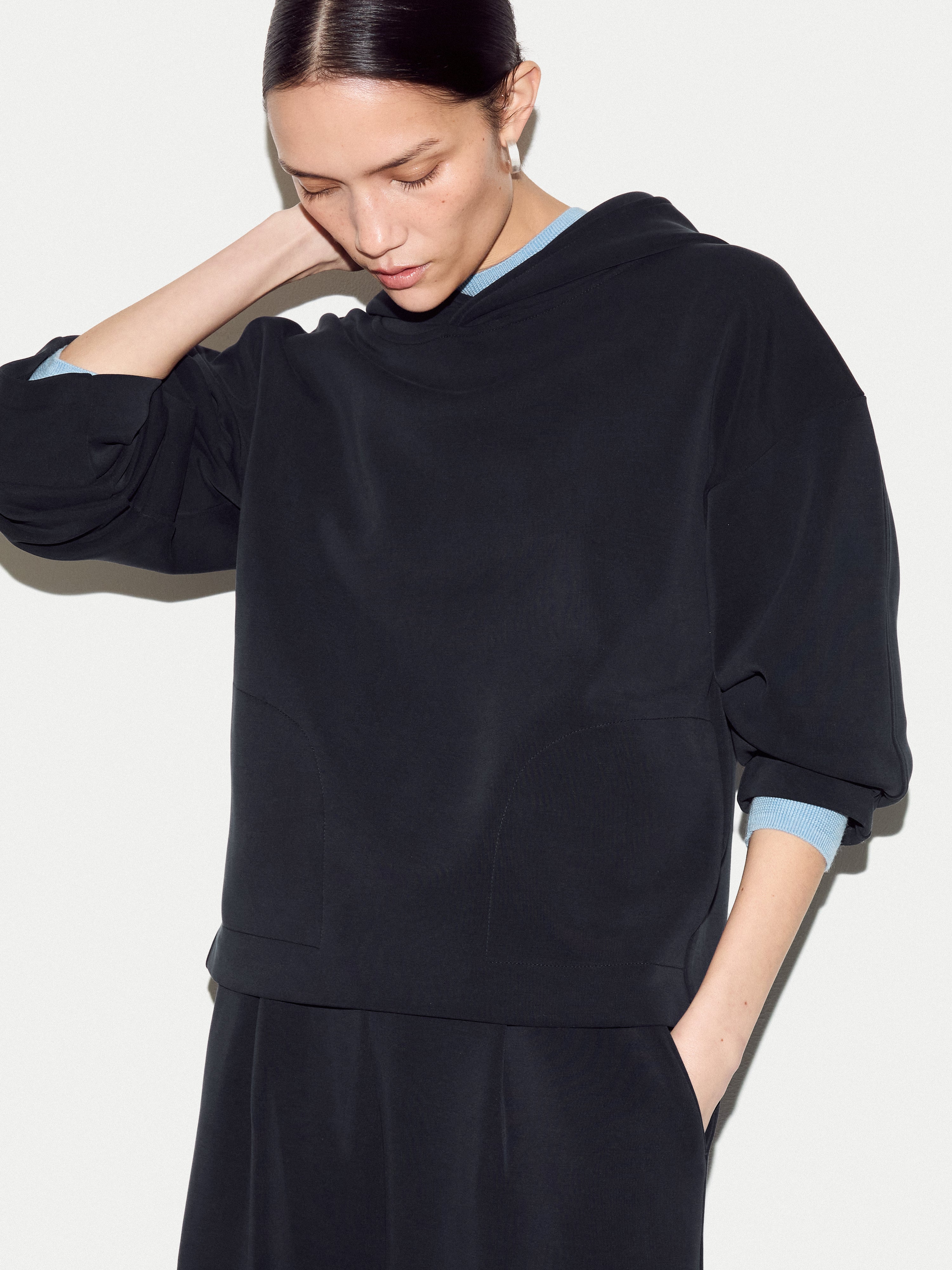 Luxe Sweat Hoodie | Navy - Image 2