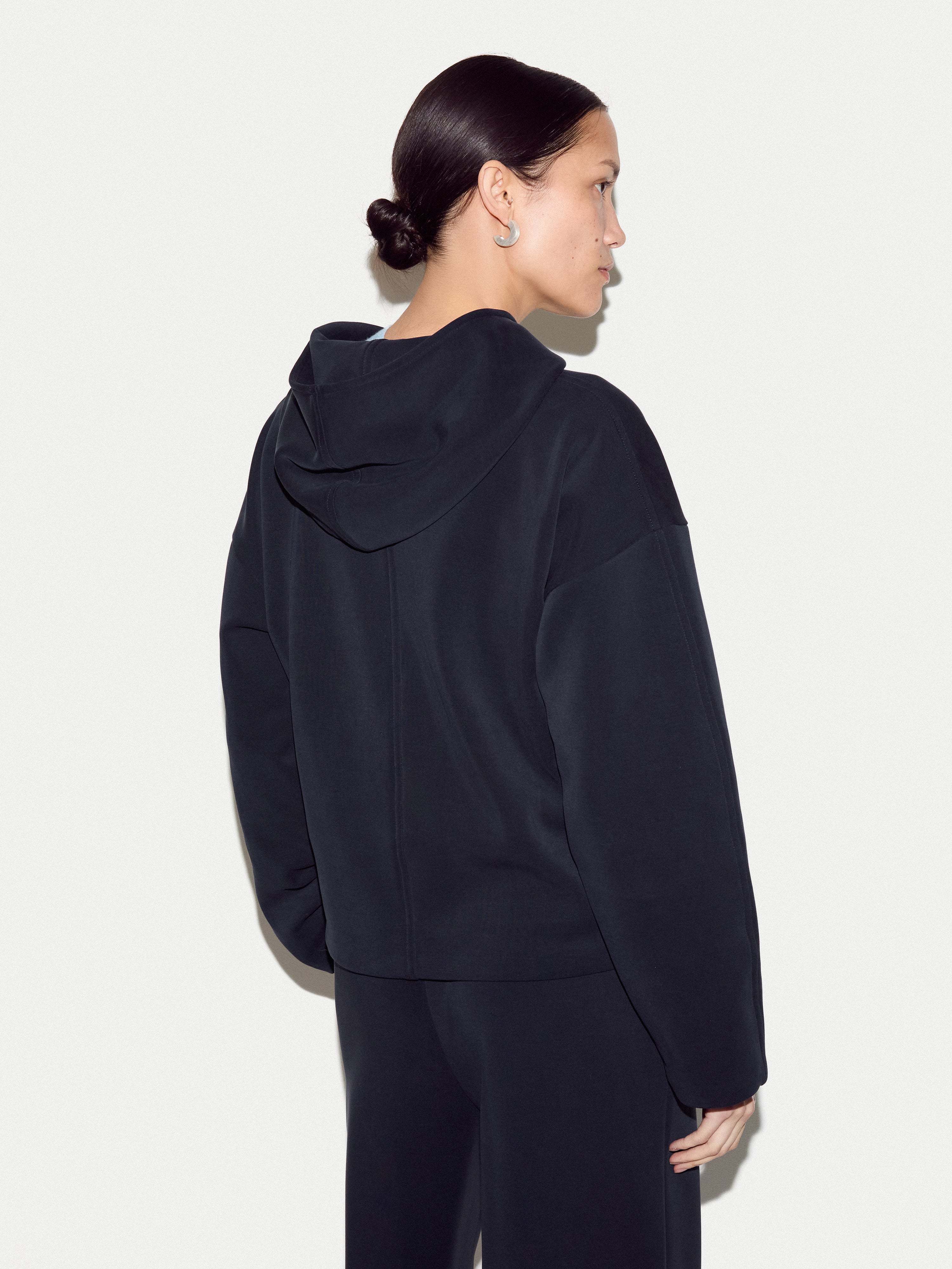 Luxe Sweat Hoodie | Navy - Image 4