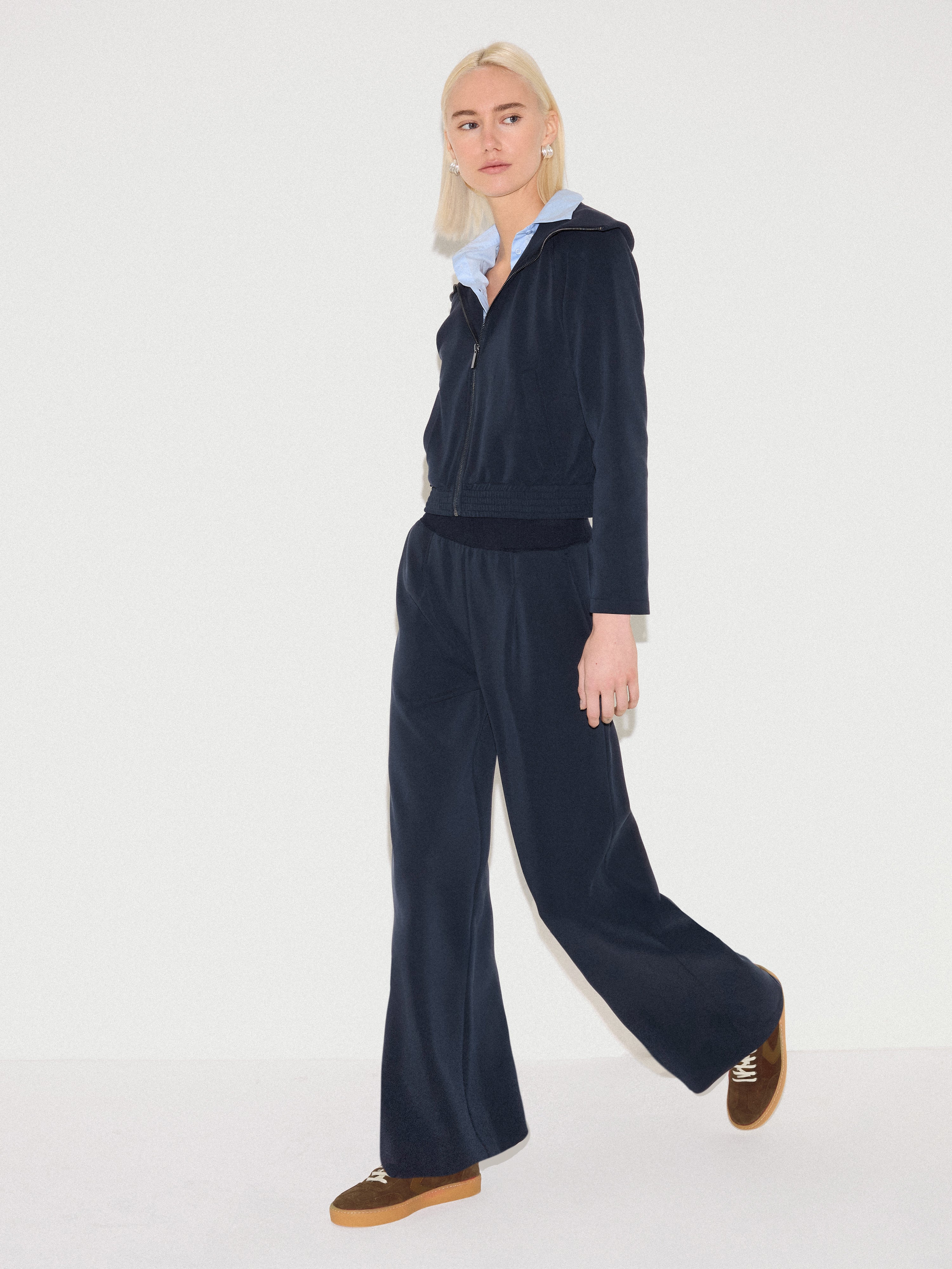 Luxe Zip Jacket | Navy - Image 4