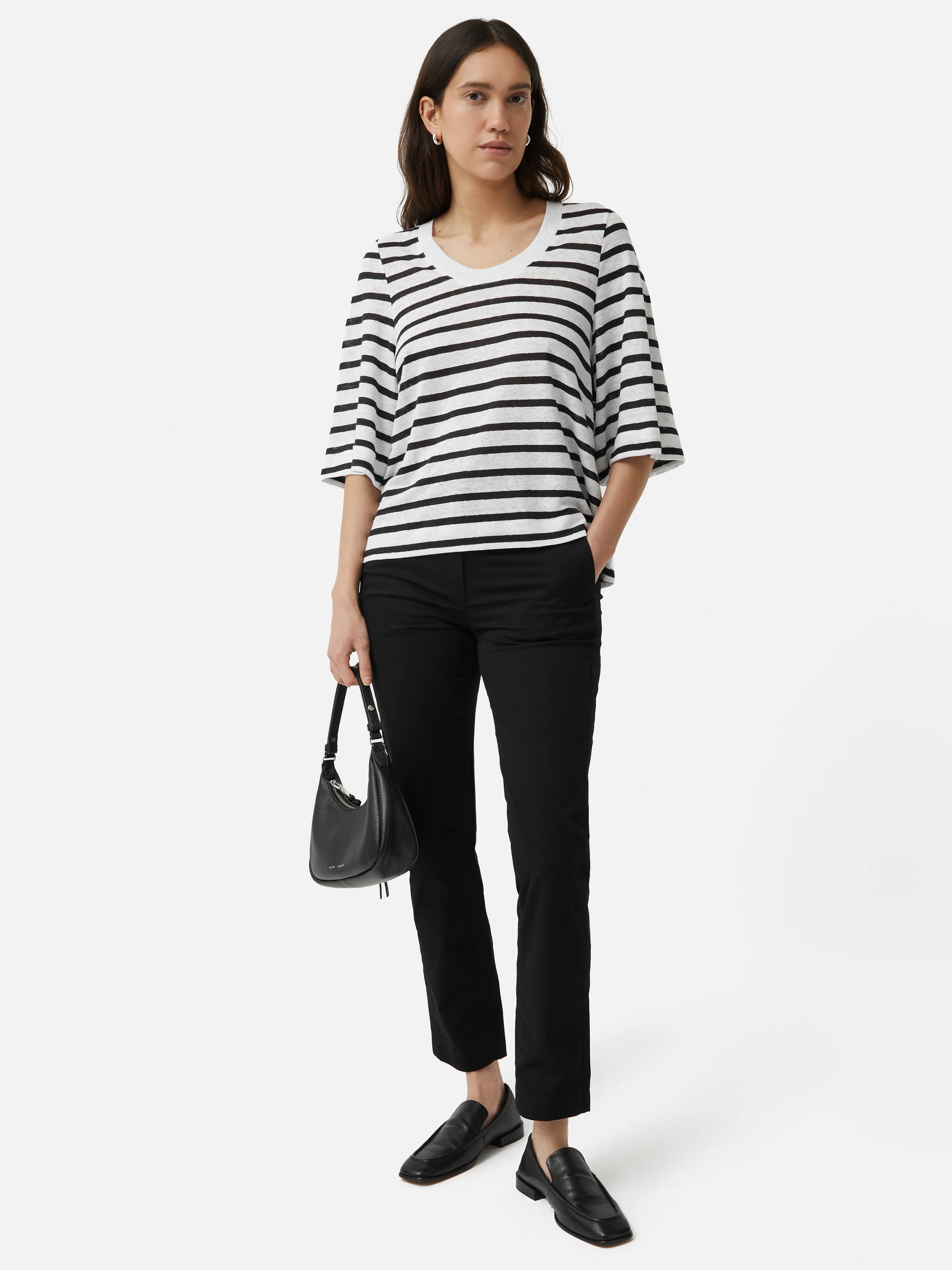 Marden Cotton Chino | Black - Image 3
