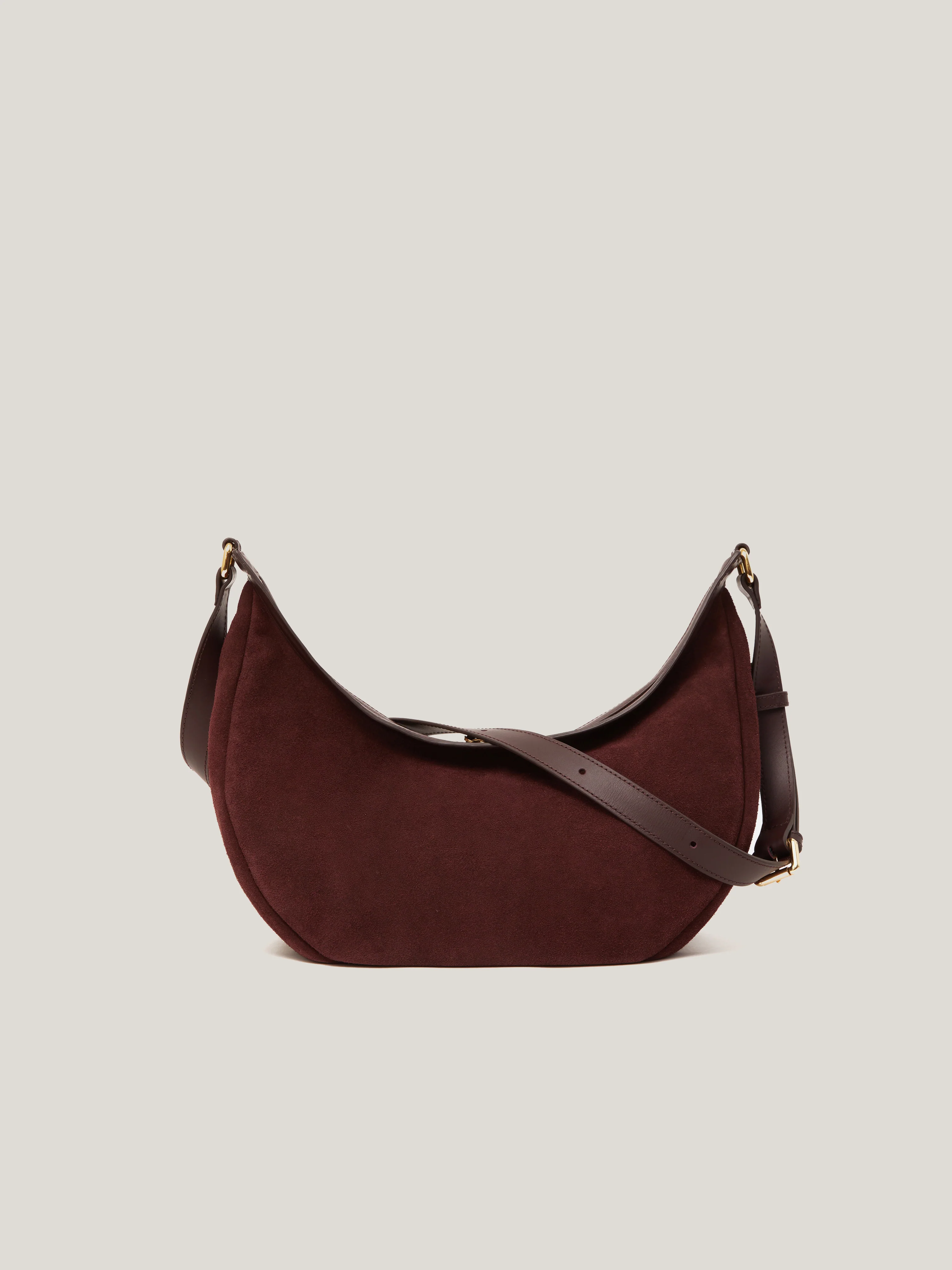 Melbury Soft Suede Bag | Port - Image 6