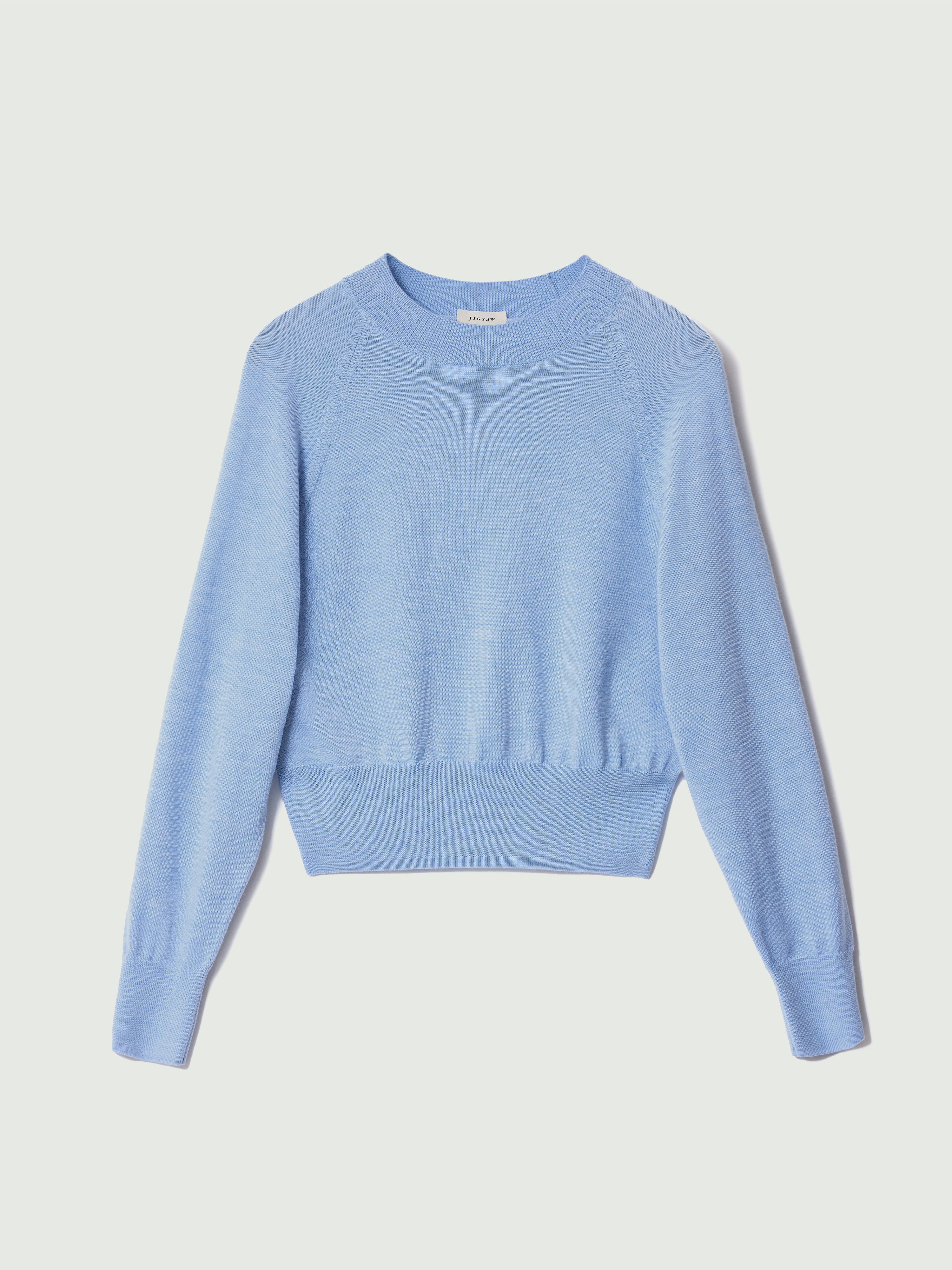 Merino Cocoon Jumper | Blue - Image 5