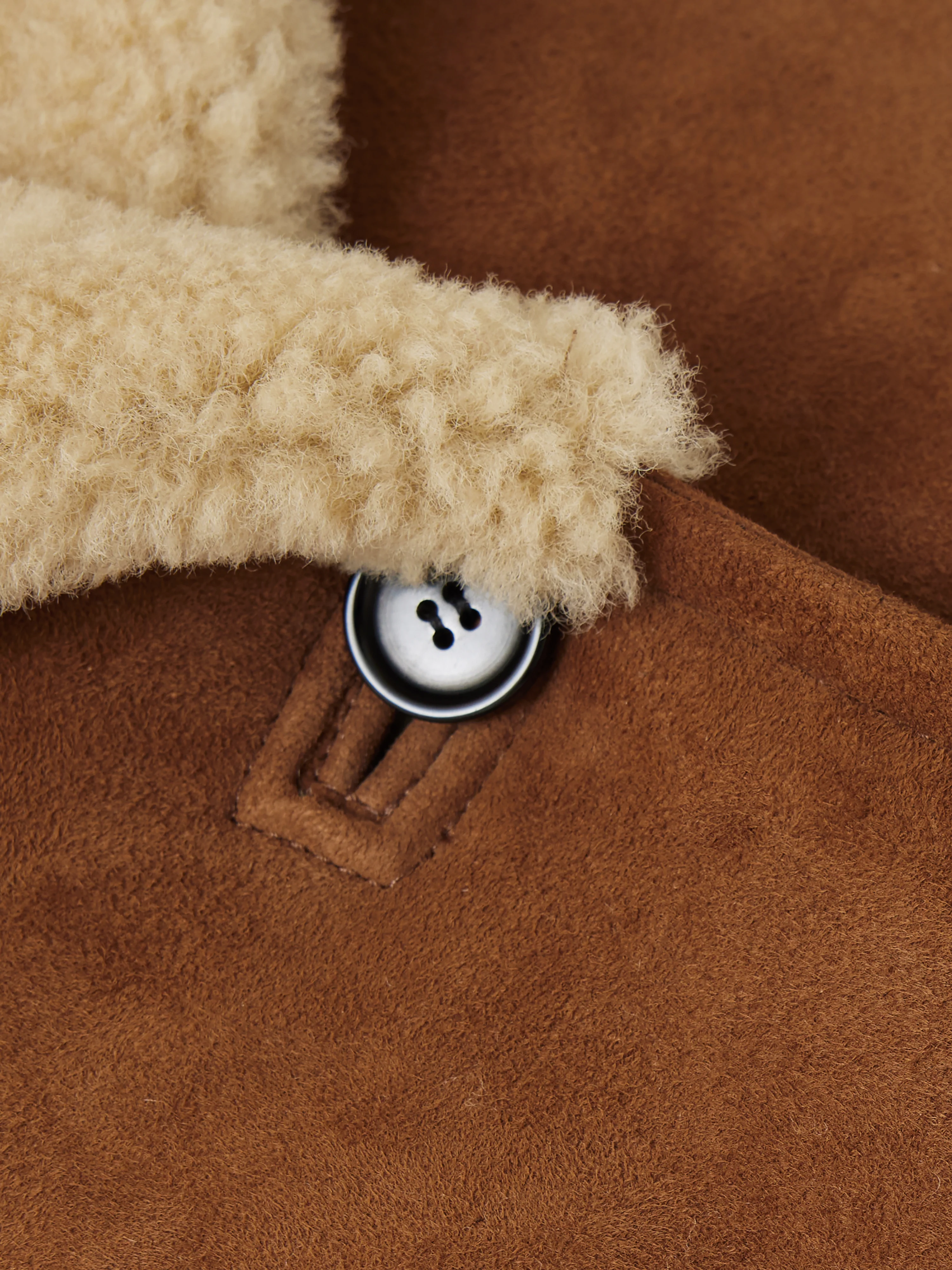 Merino Shearling Leather Coat | Ginger - Image 8