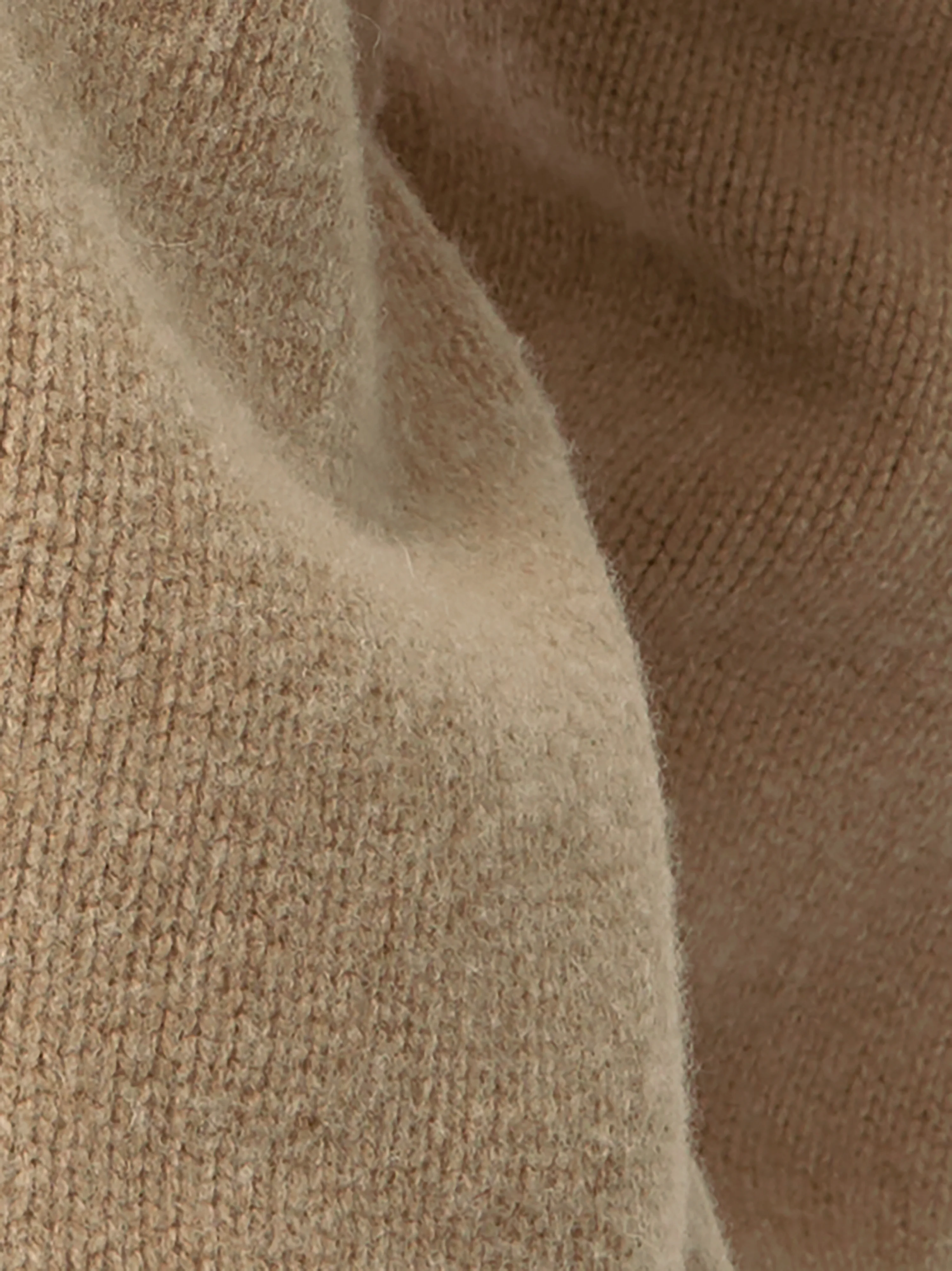 Merino U Neck Jumper | Camel - Image 8