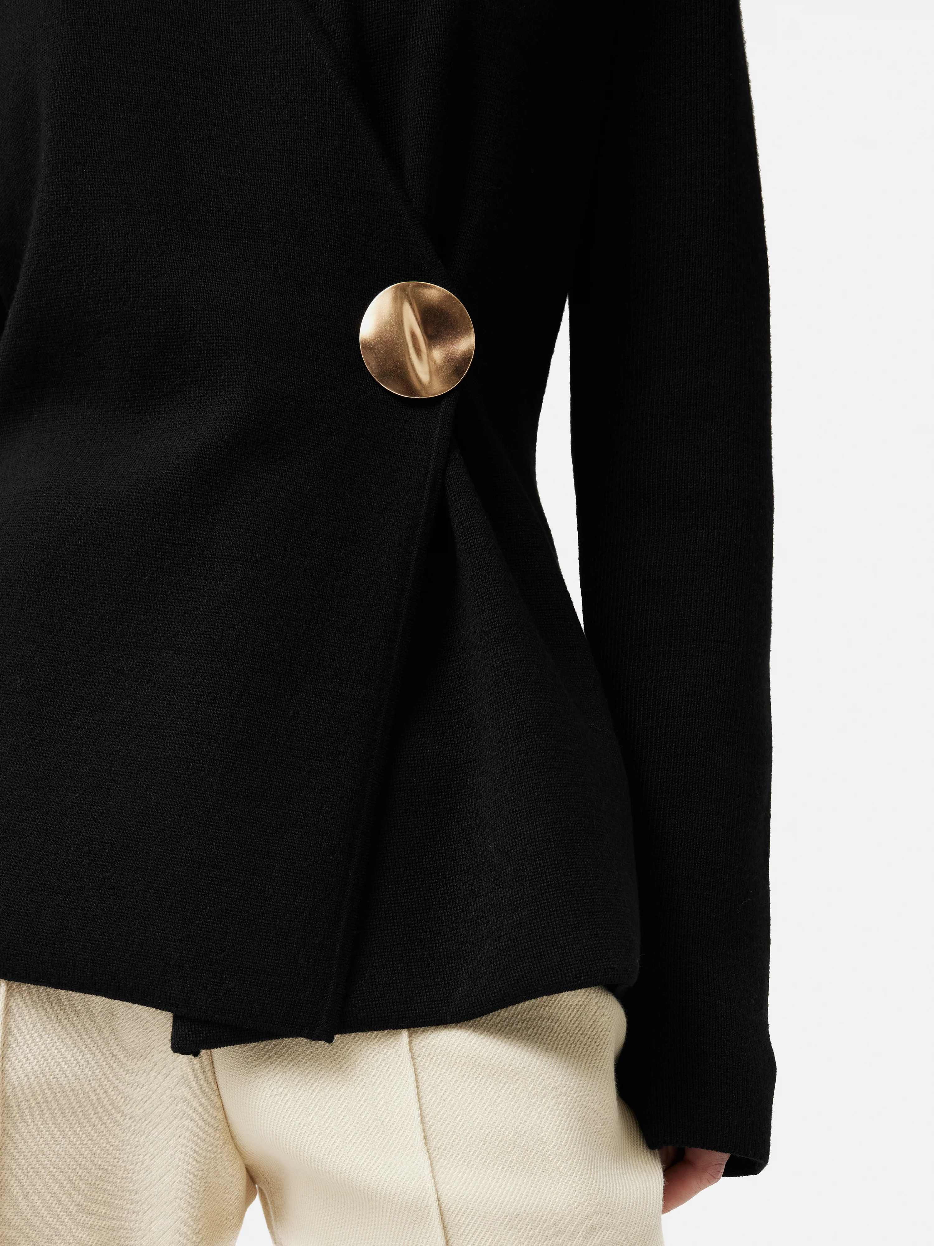 Milano Gold Disc Jacket | Black - Image 7