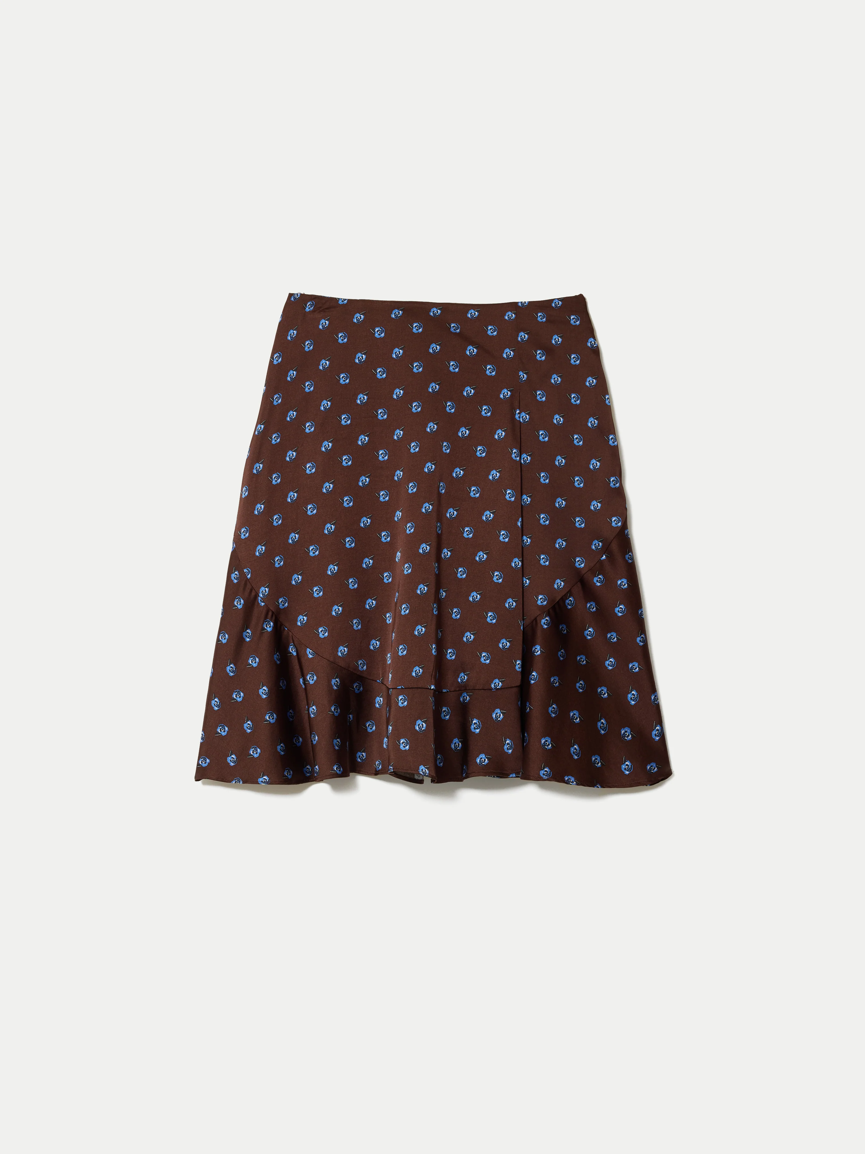 Mini Geo Rose Mini Skirt | Burgundy - Image 6