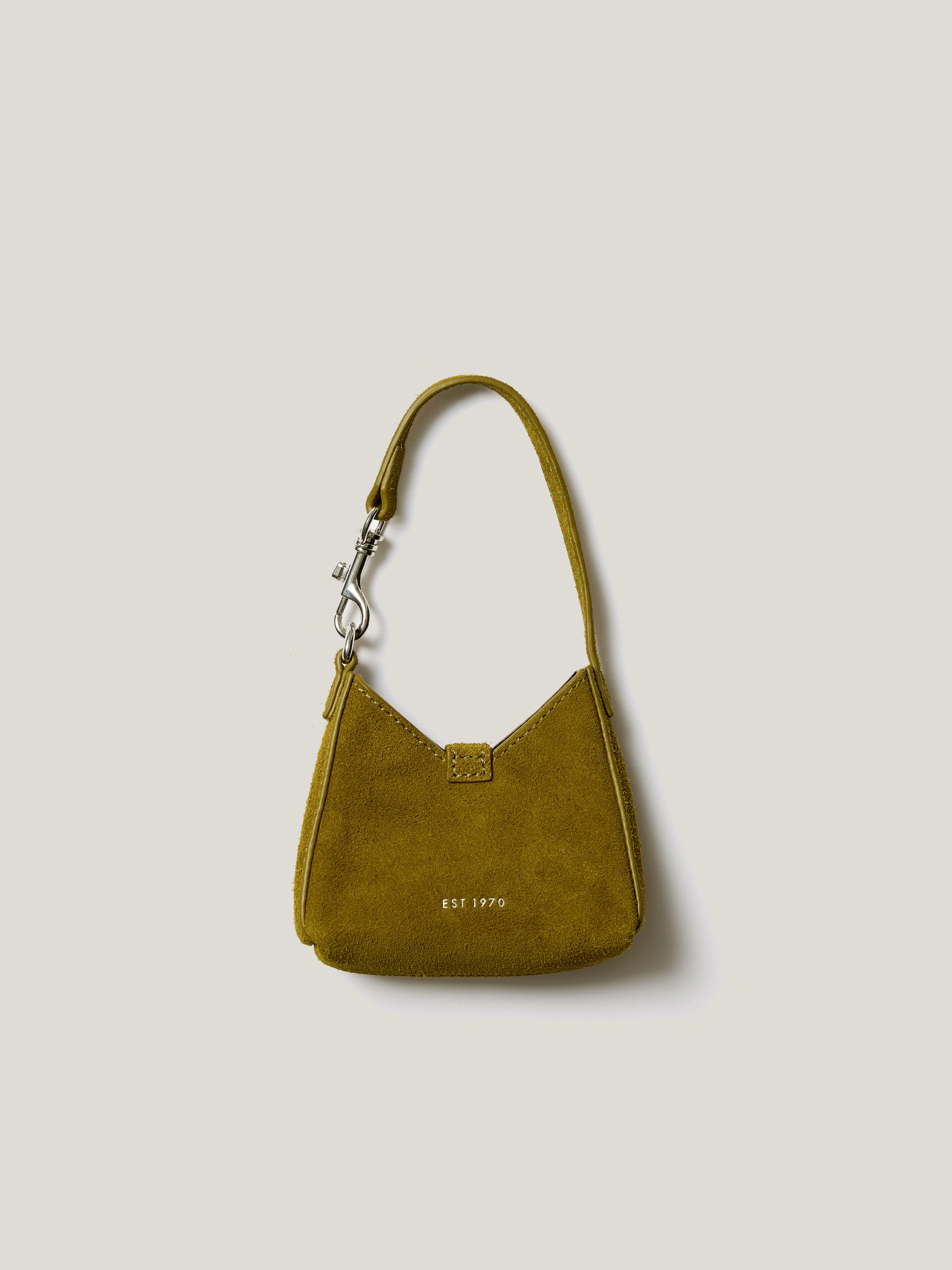 Mini Heckfield Bag Charm | Green - Image 3