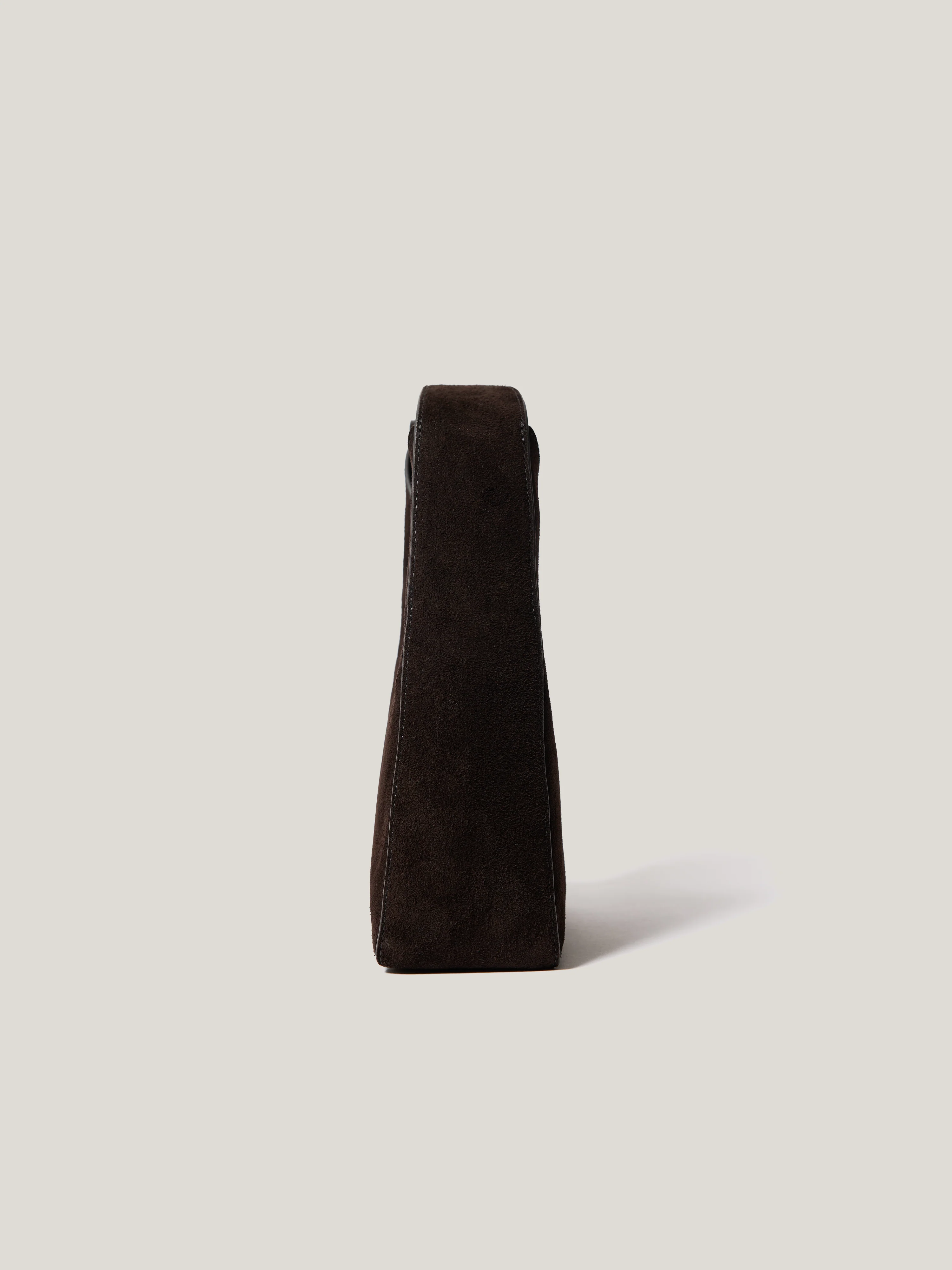 Mini Heckfield Suede Tote | Chocolate - Image 7