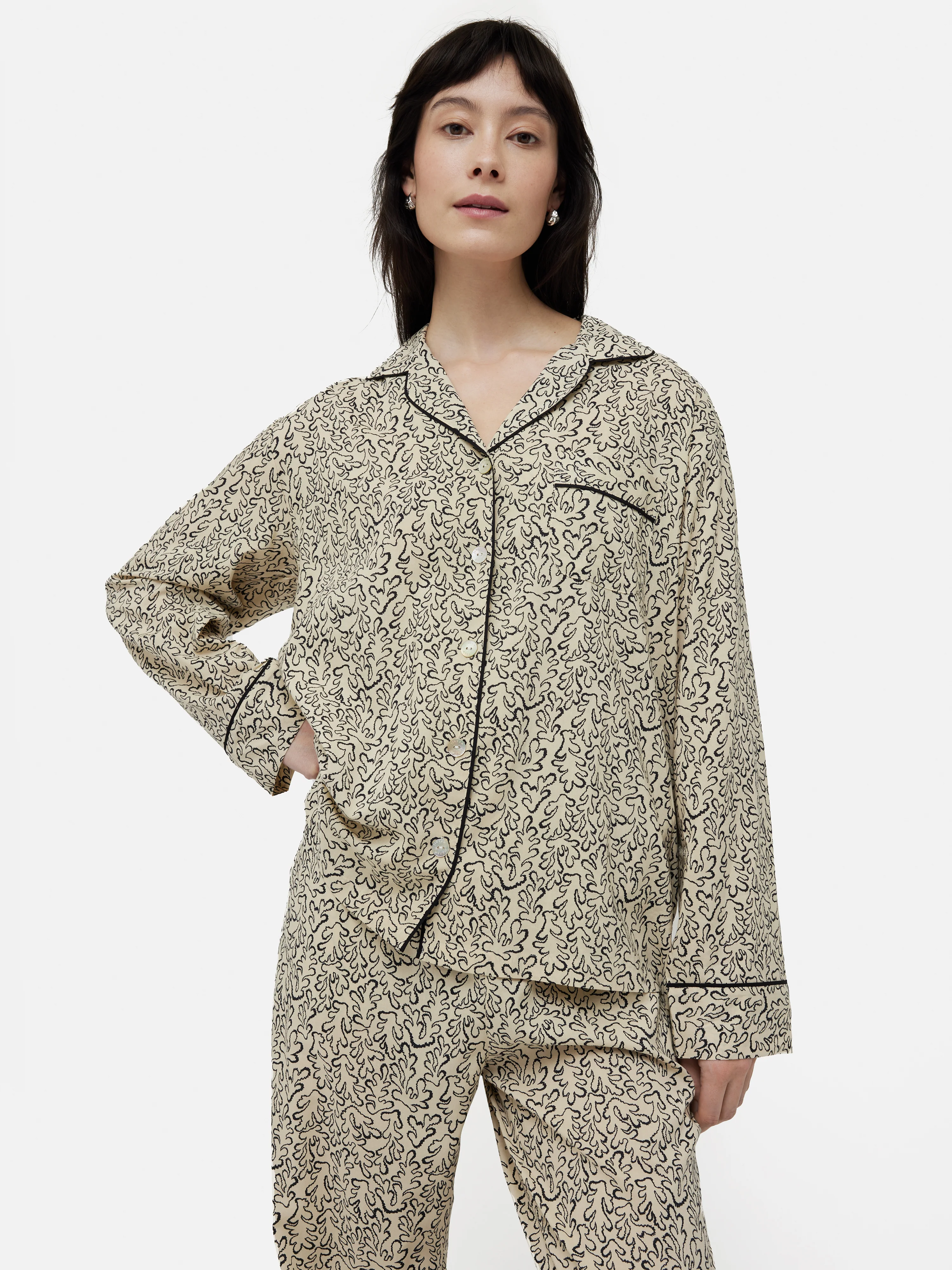 Mini Hydra Coral Pyjama | Cream - Image 3