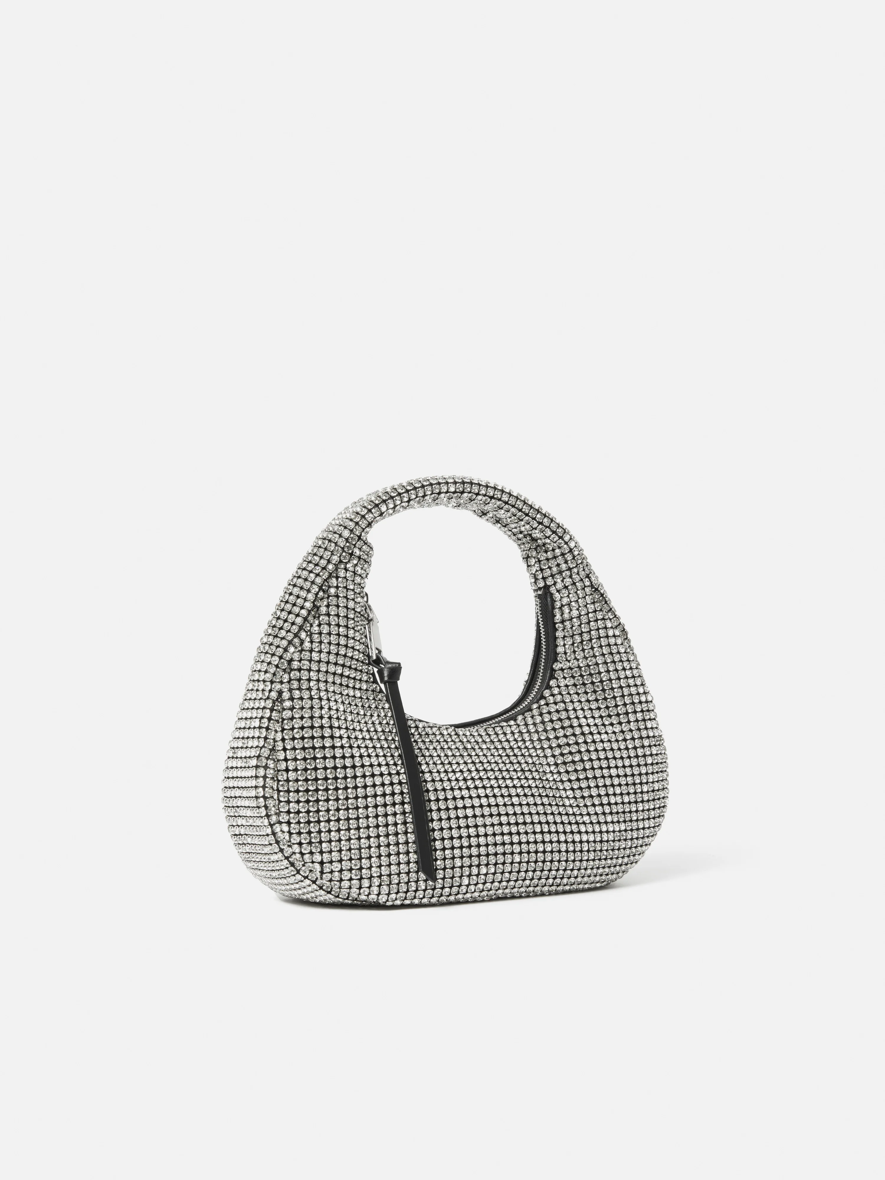 Mini Tay Crystal Bag | Silver - Image 6
