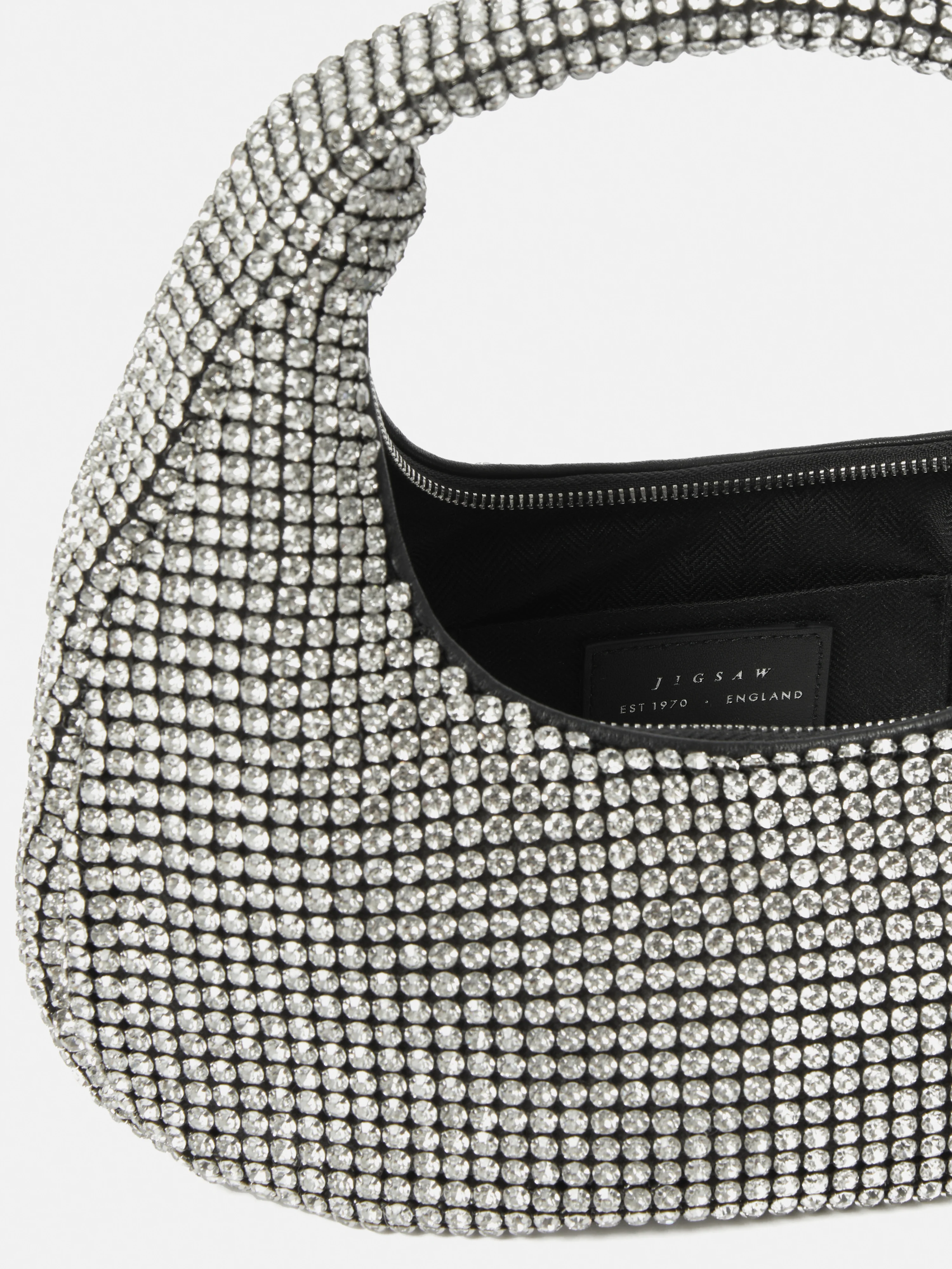 Mini Tay Crystal Bag | Silver - Image 7