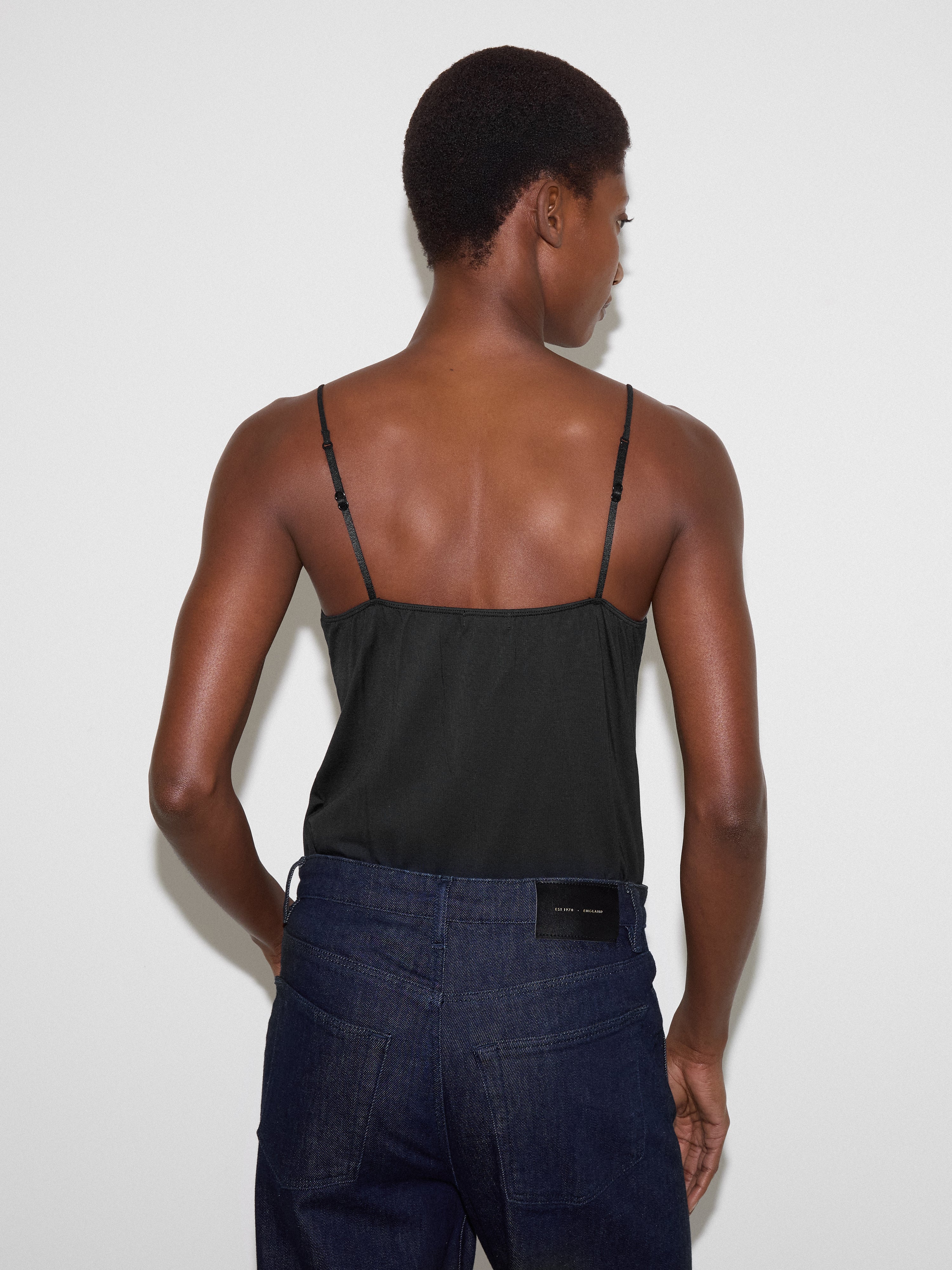 Modal Lace Cami | Black - Image 4