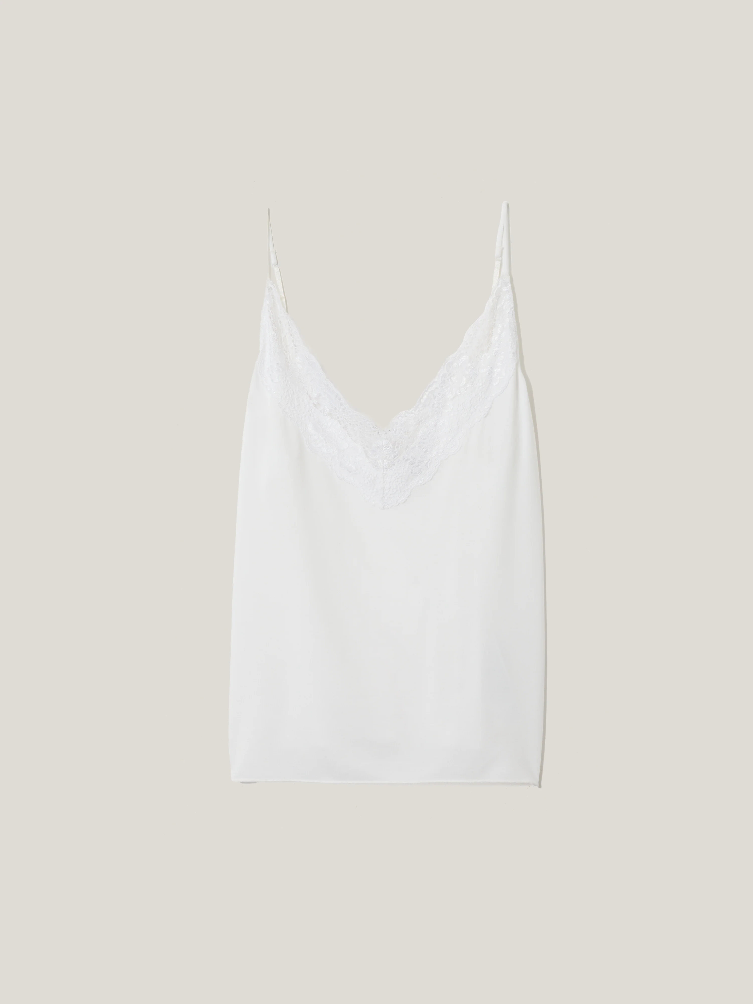 Modal Lace Cami | White - Image 5