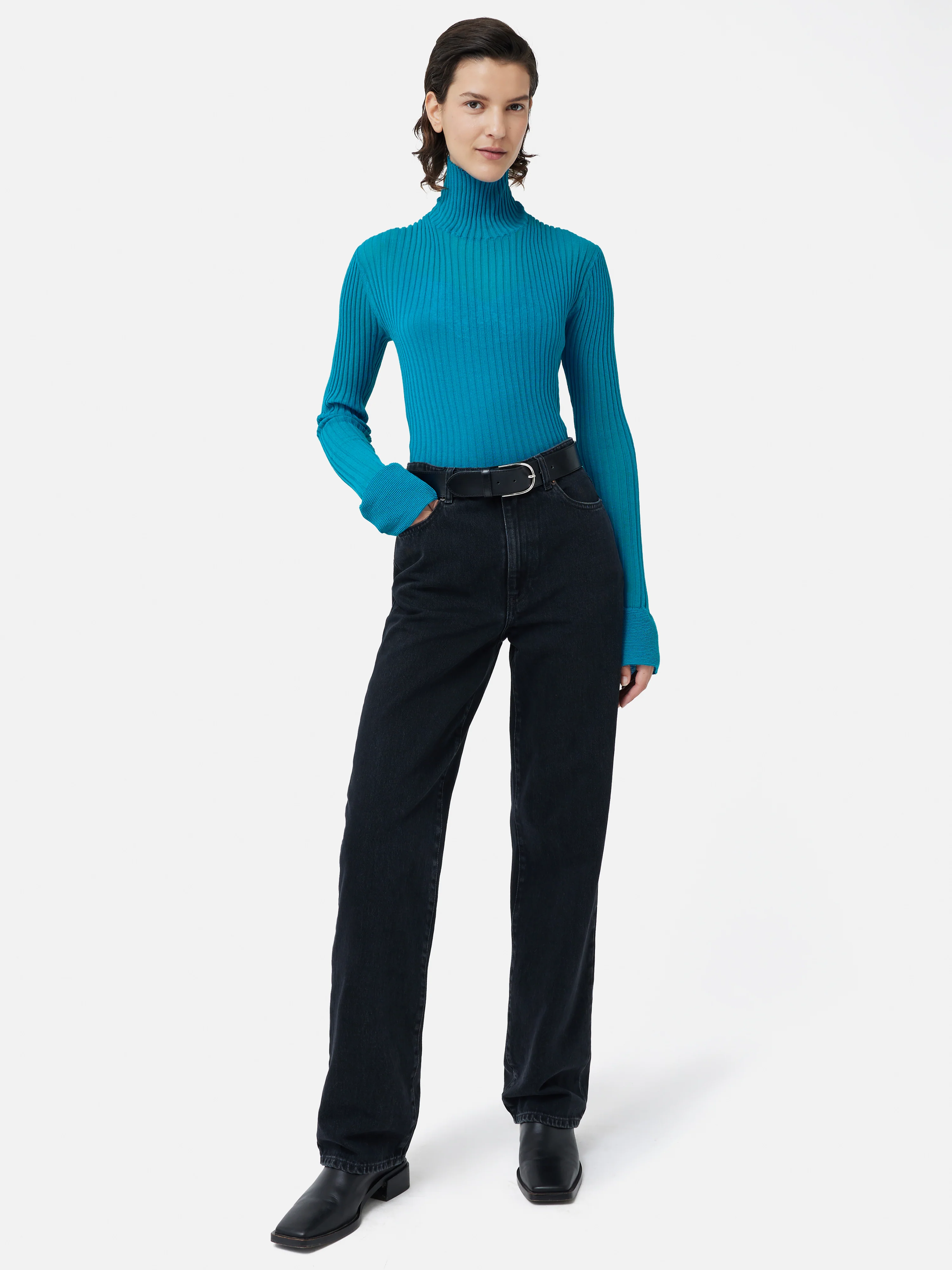 Modal Lace Vest | Deep Ocean - Image 5