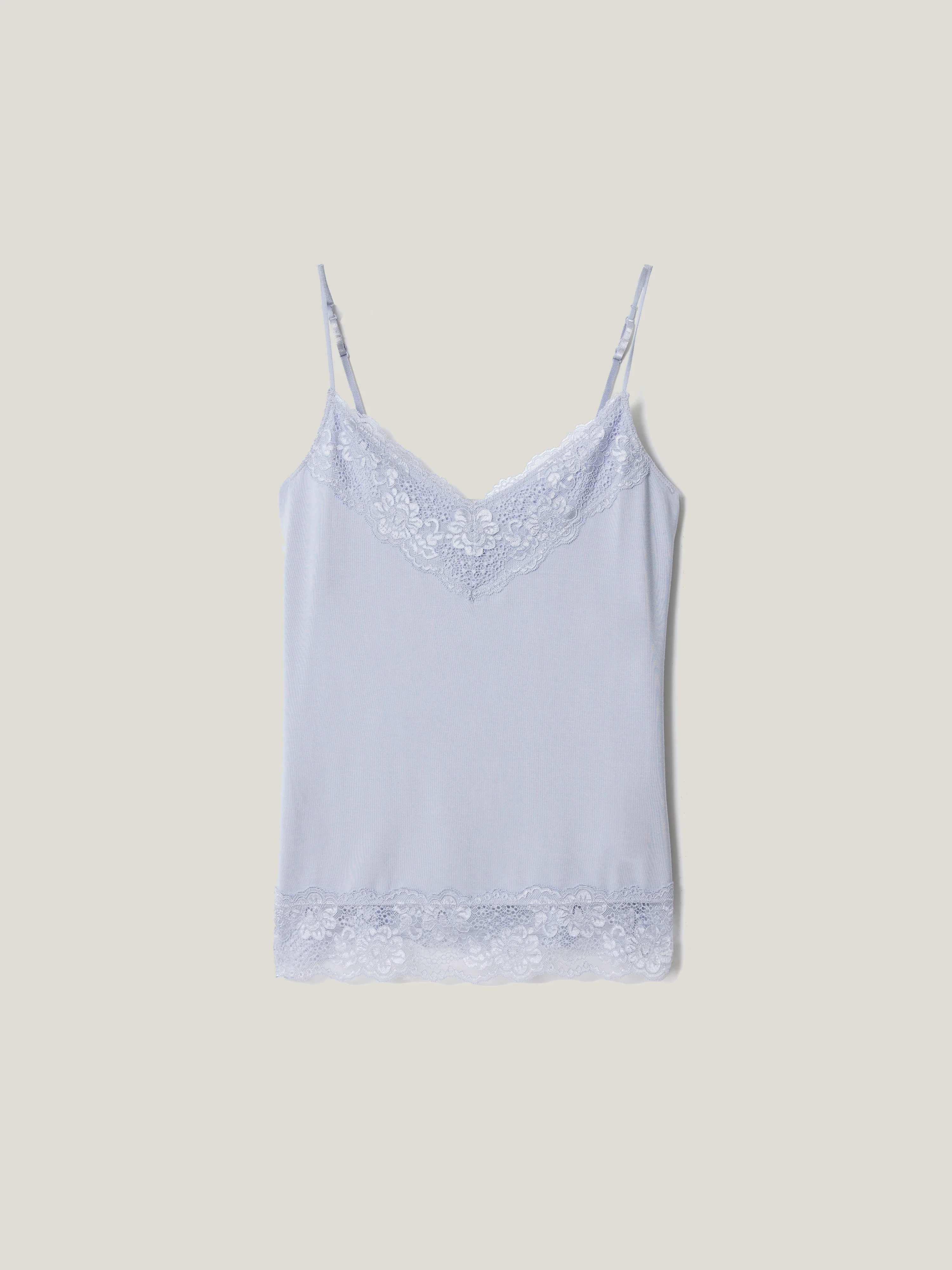 Modal Lace Vest | Iris Whisper - Image 6
