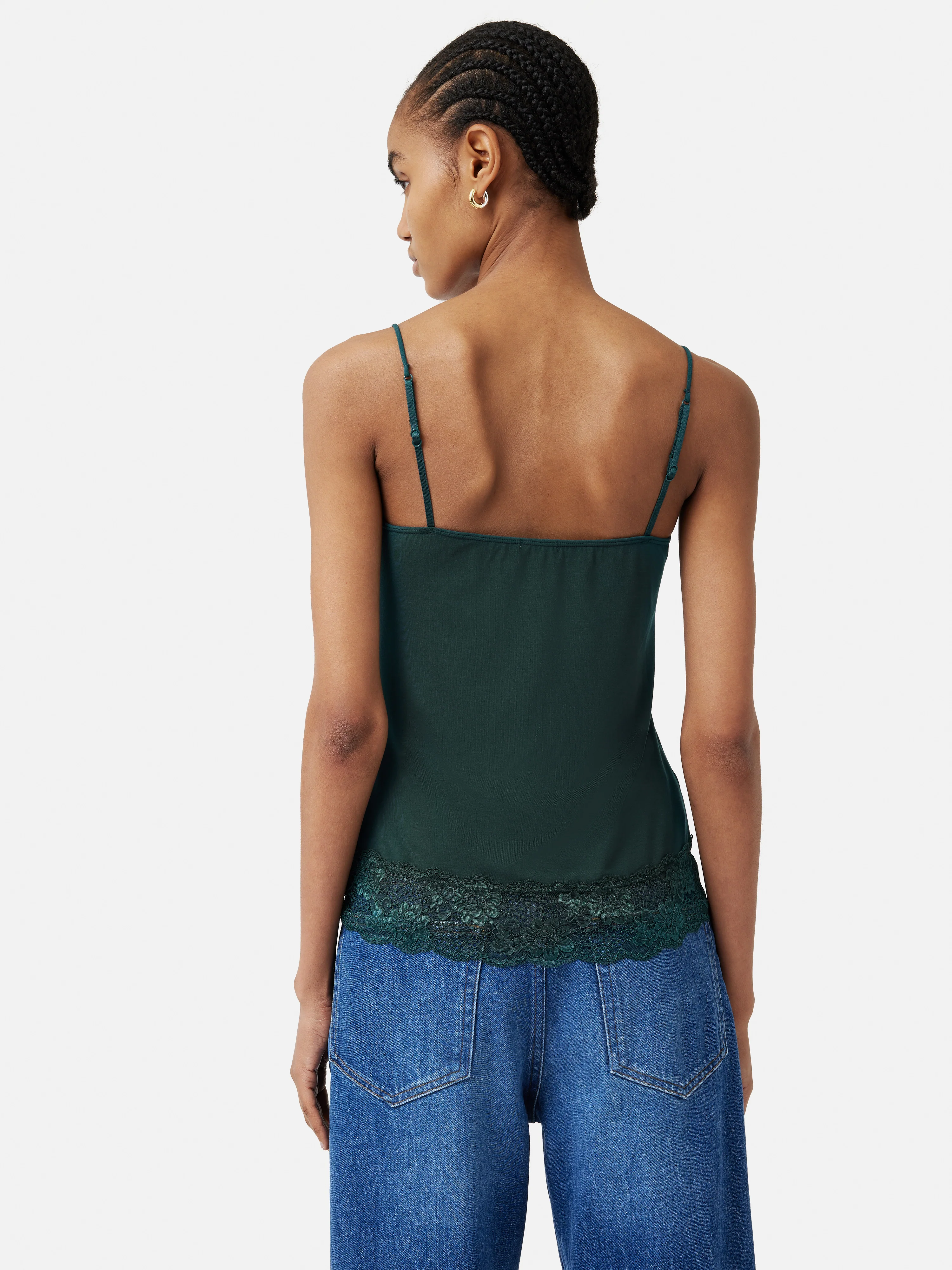 Modal Lace Vest | Nordic Pine - Image 4