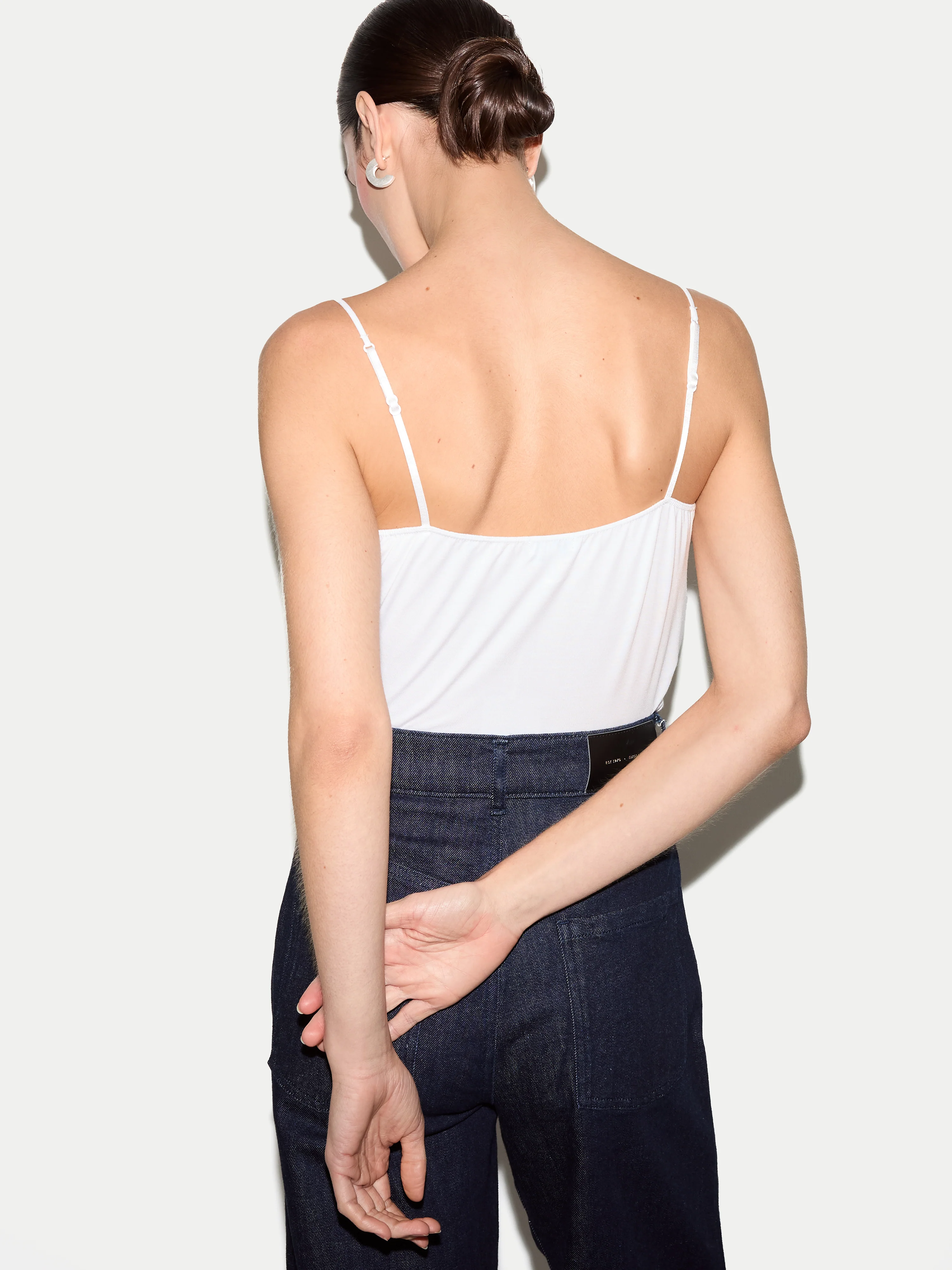 Modal Lace Vest | White - Image 4