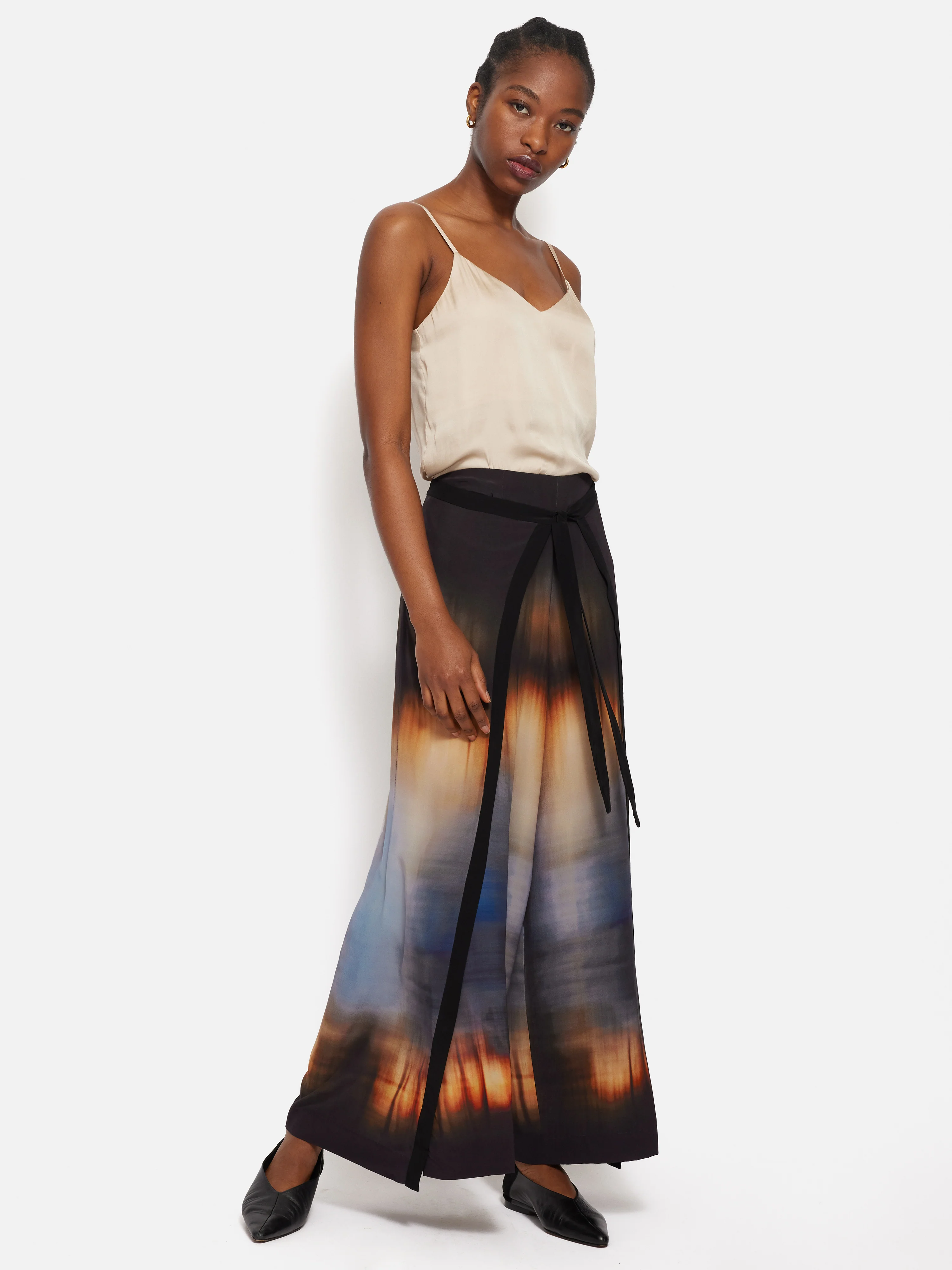 Modern Tie Dye Palazzo | Multi - Image 3