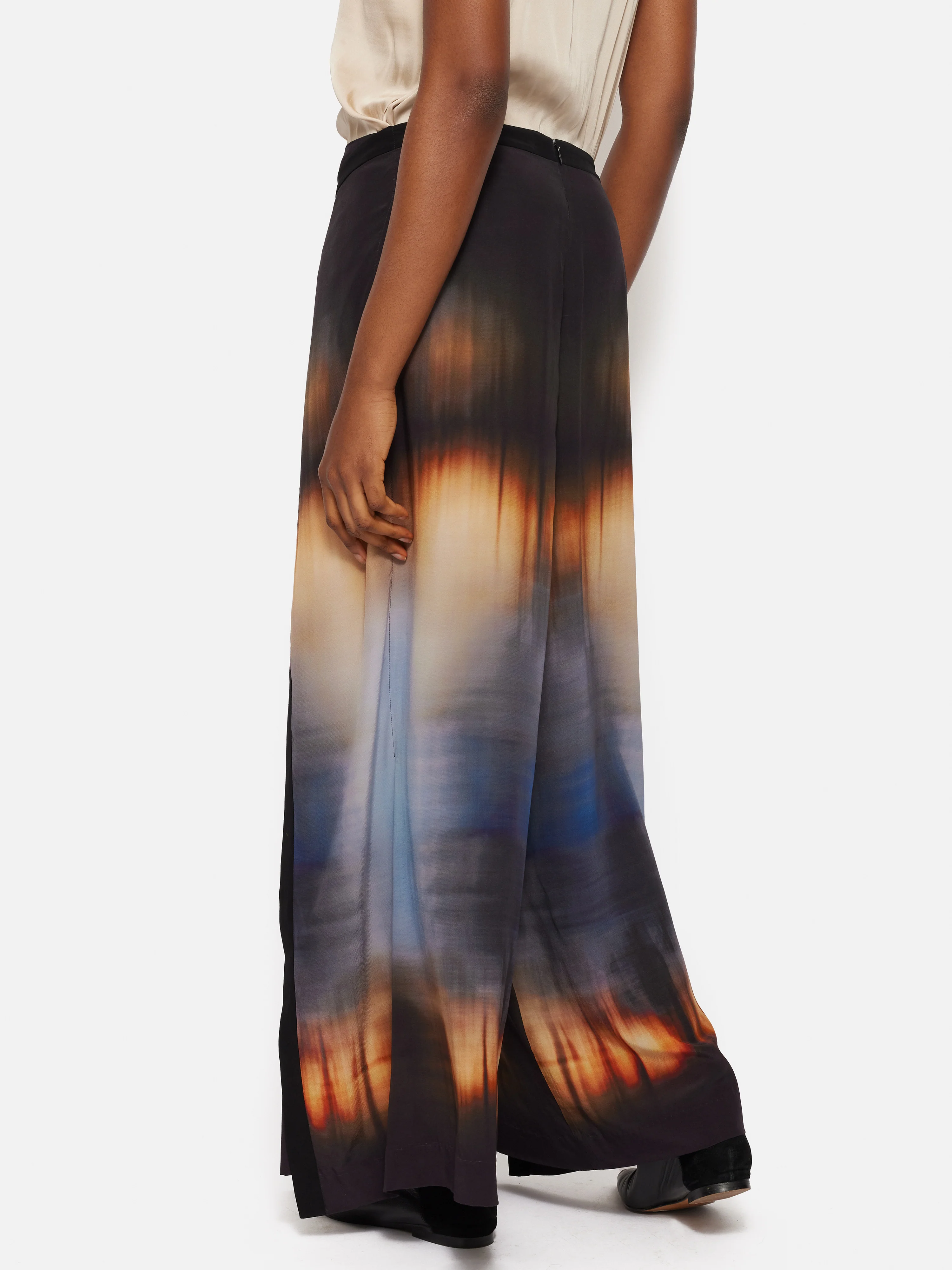 Modern Tie Dye Palazzo | Multi - Image 5