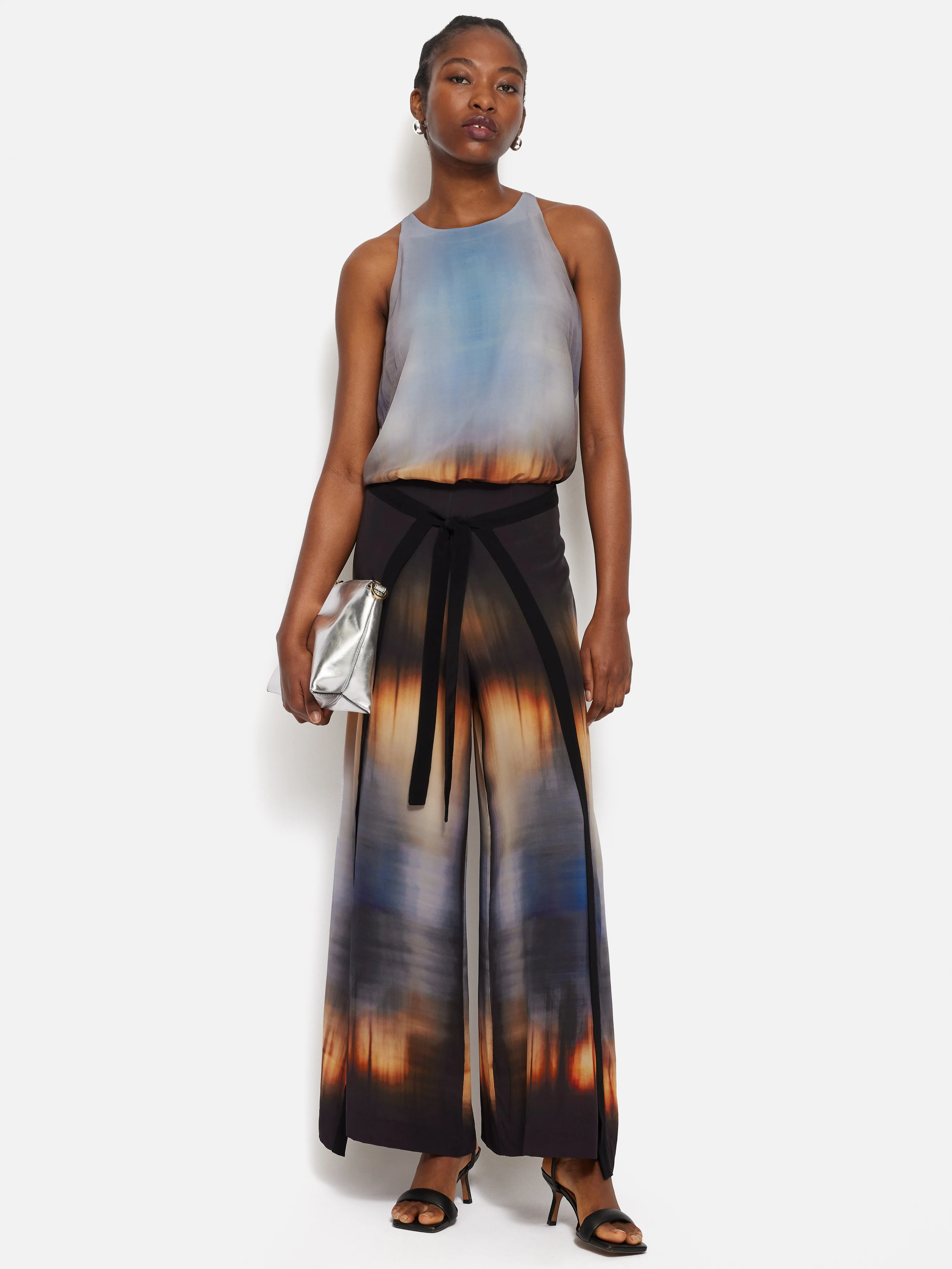 Modern Tie Dye Palazzo | Multi - Image 6