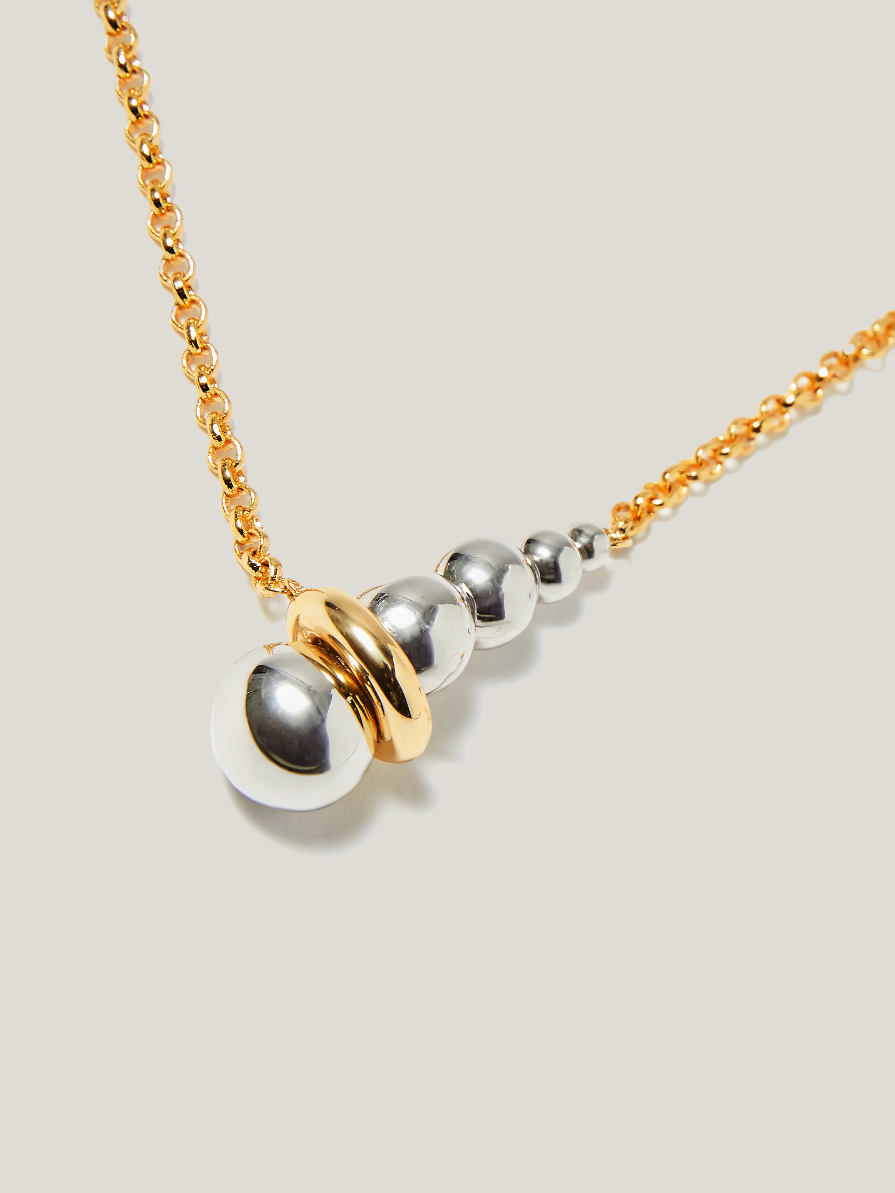 Molten Bead Necklace | Multi - Image 3