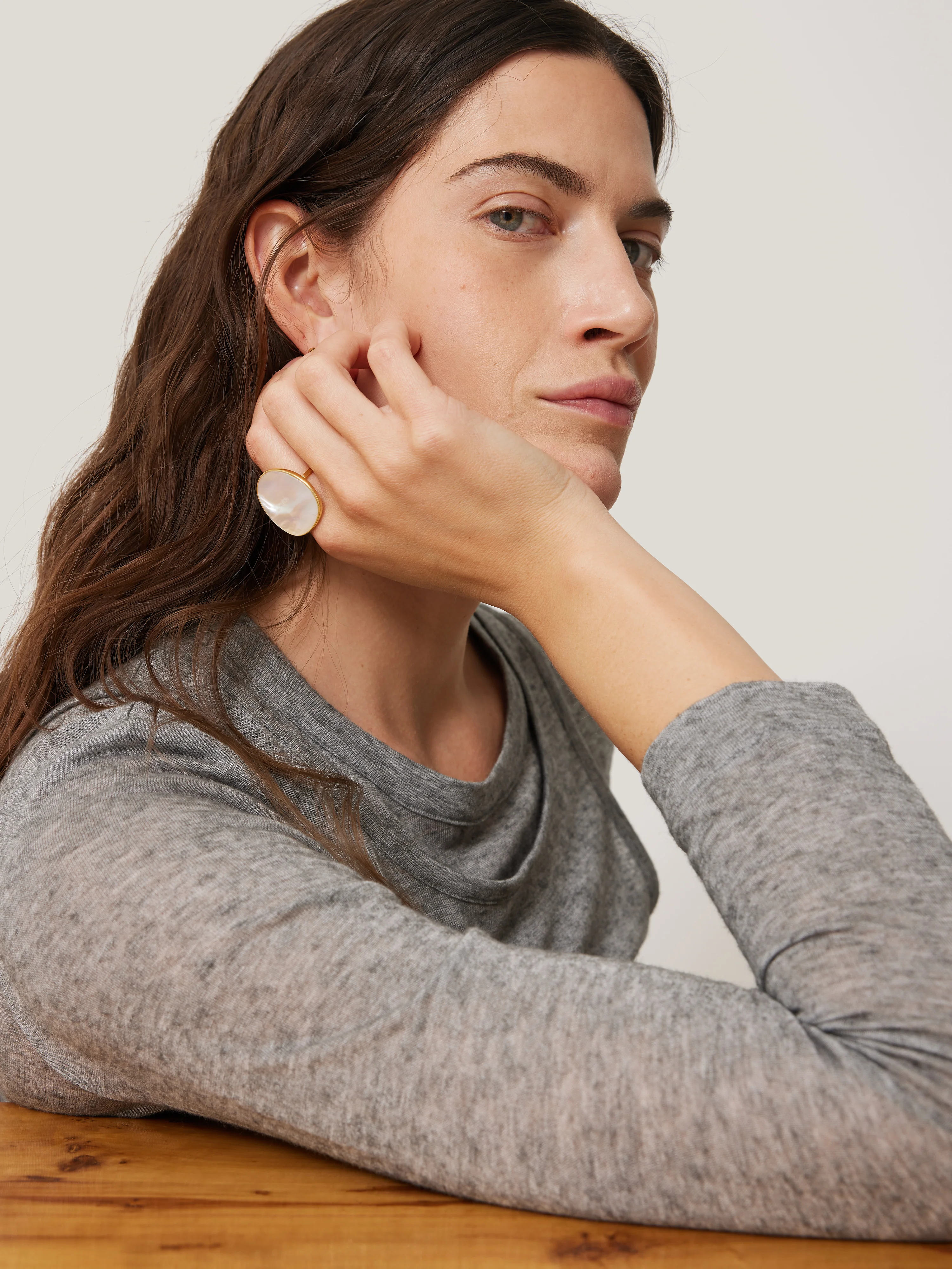 Mother Of Pearl Ring | Pearl - Image 2