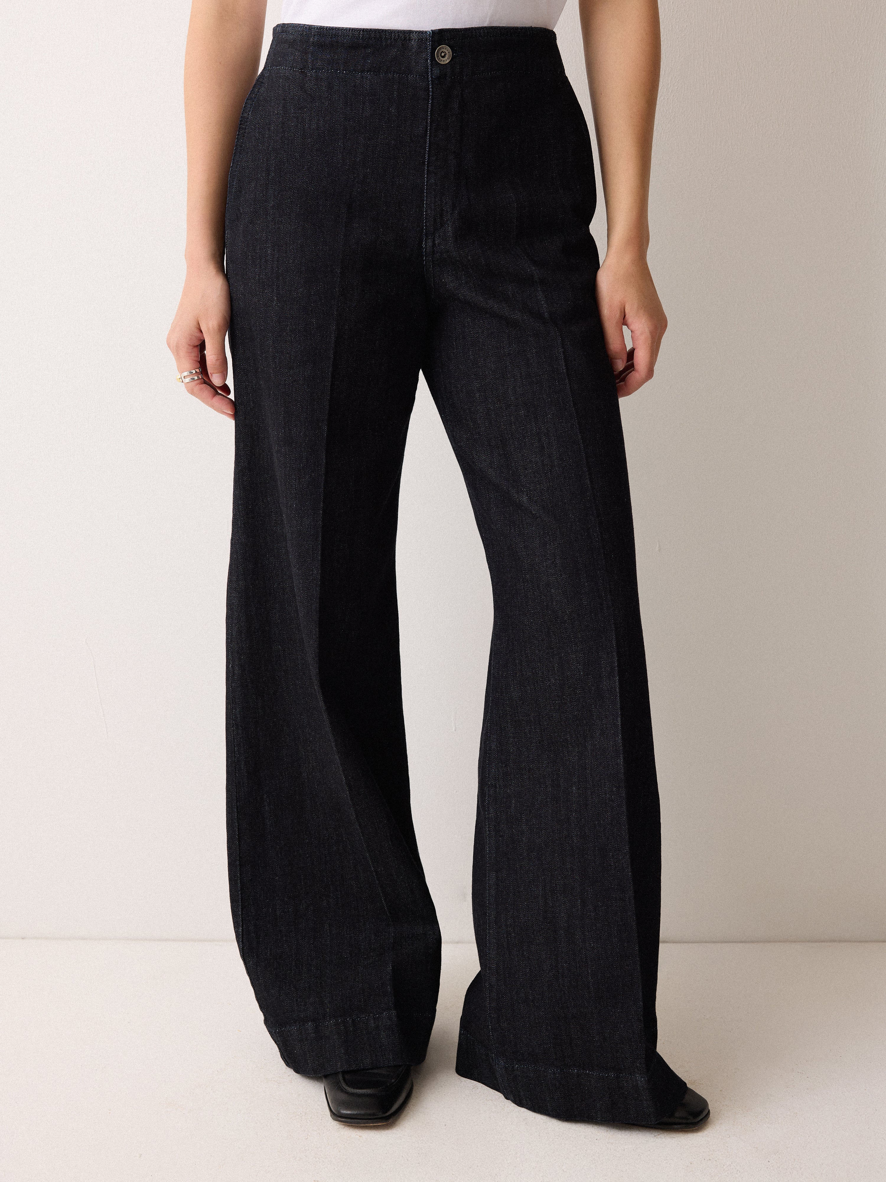 Myrtle Pressed Crease Jean | Indigo - Image 2