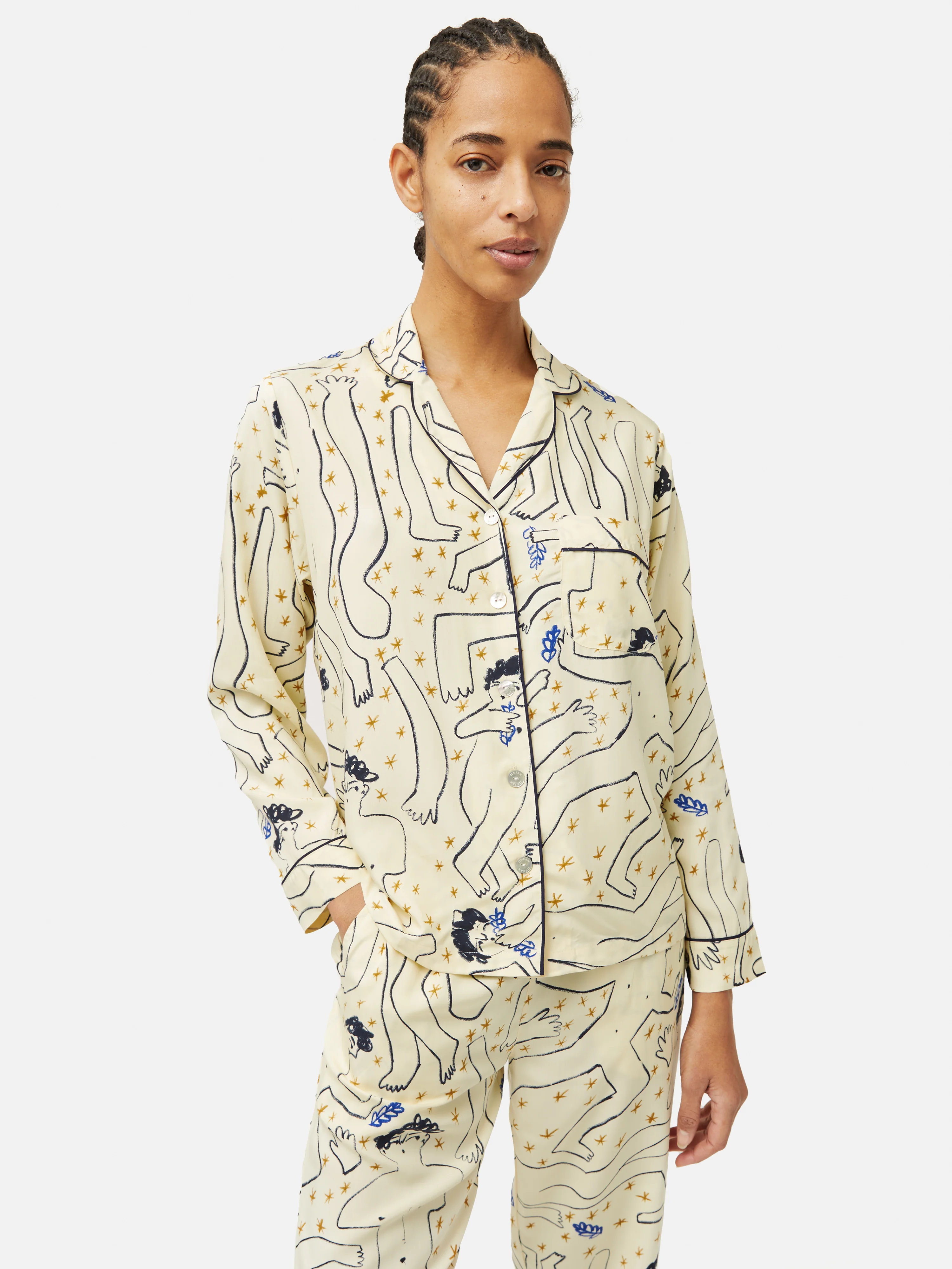 Naked Night Modal Pyjama | Ivory - Image 3