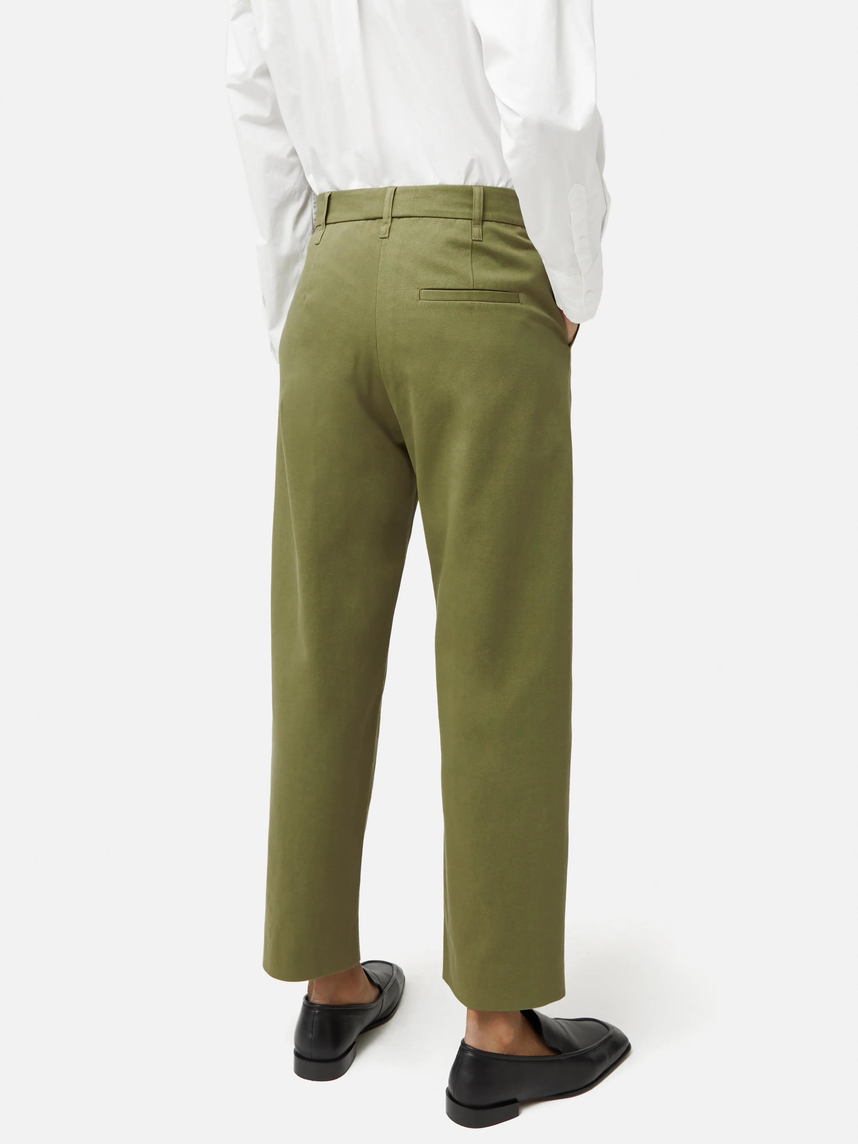 Nevis Cotton Chino | Green - Image 5