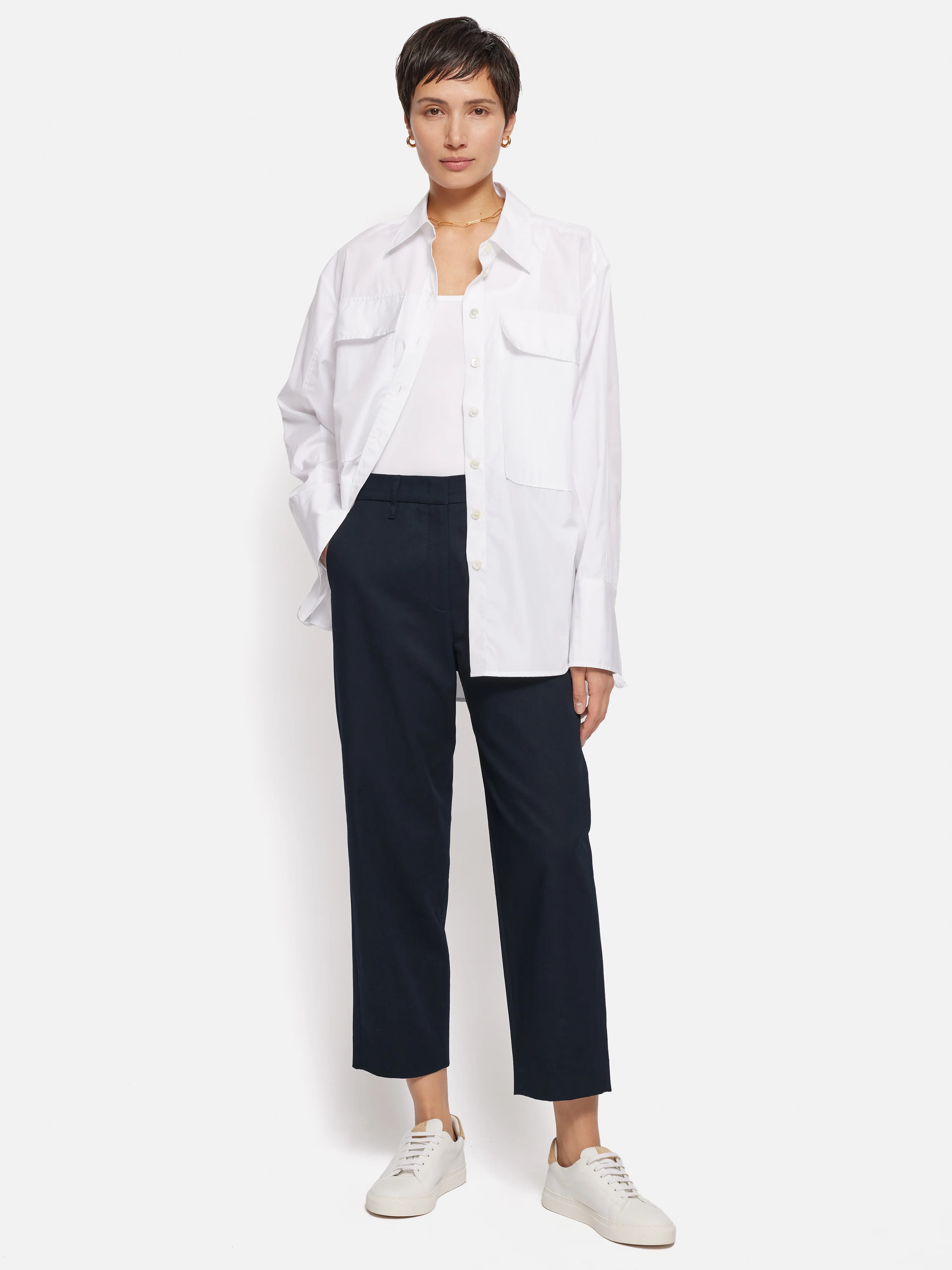 Nevis Cotton Chino | Navy - Image 6