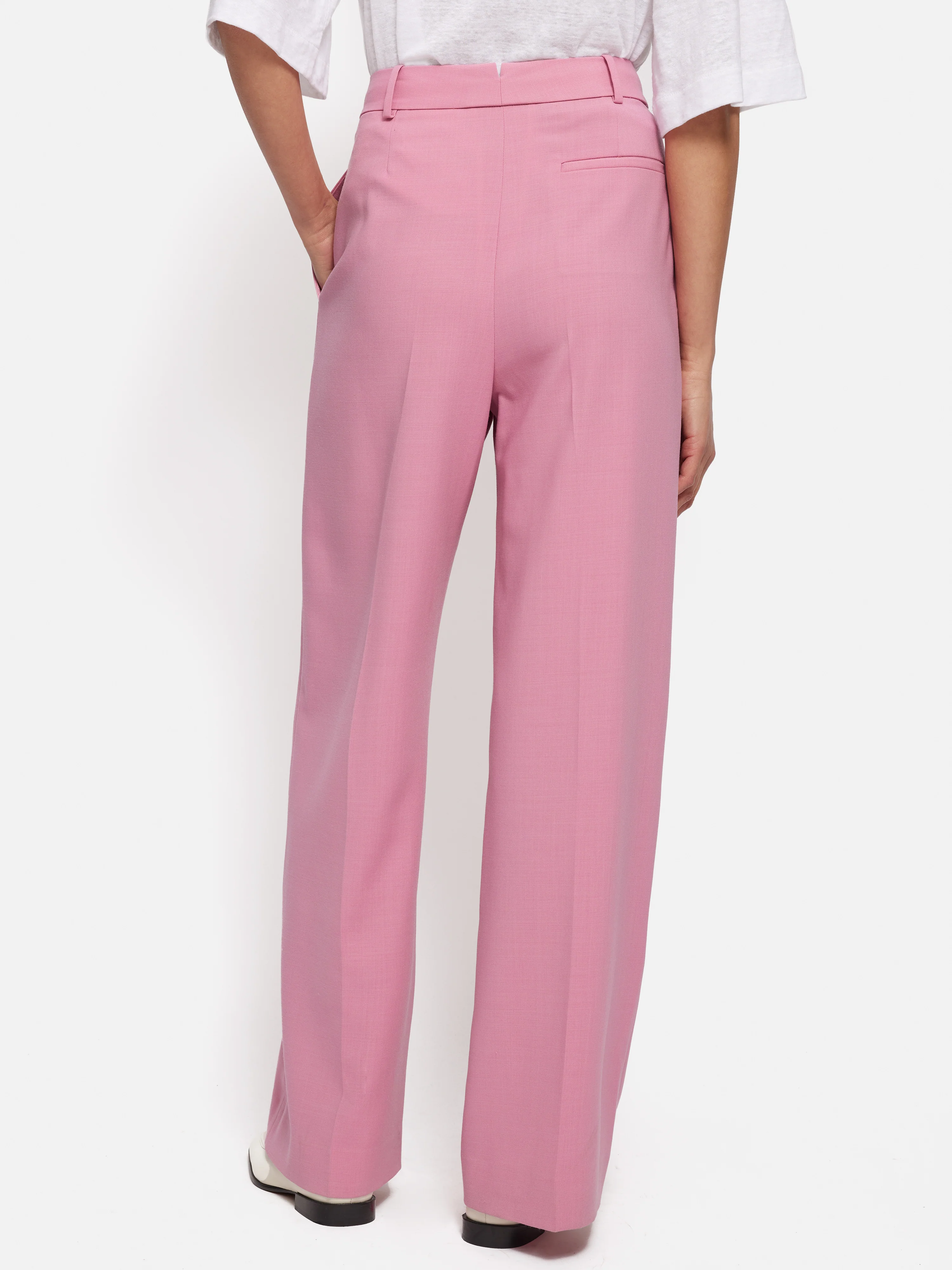 Nik Fluid Twill Trouser | Pink - Image 5