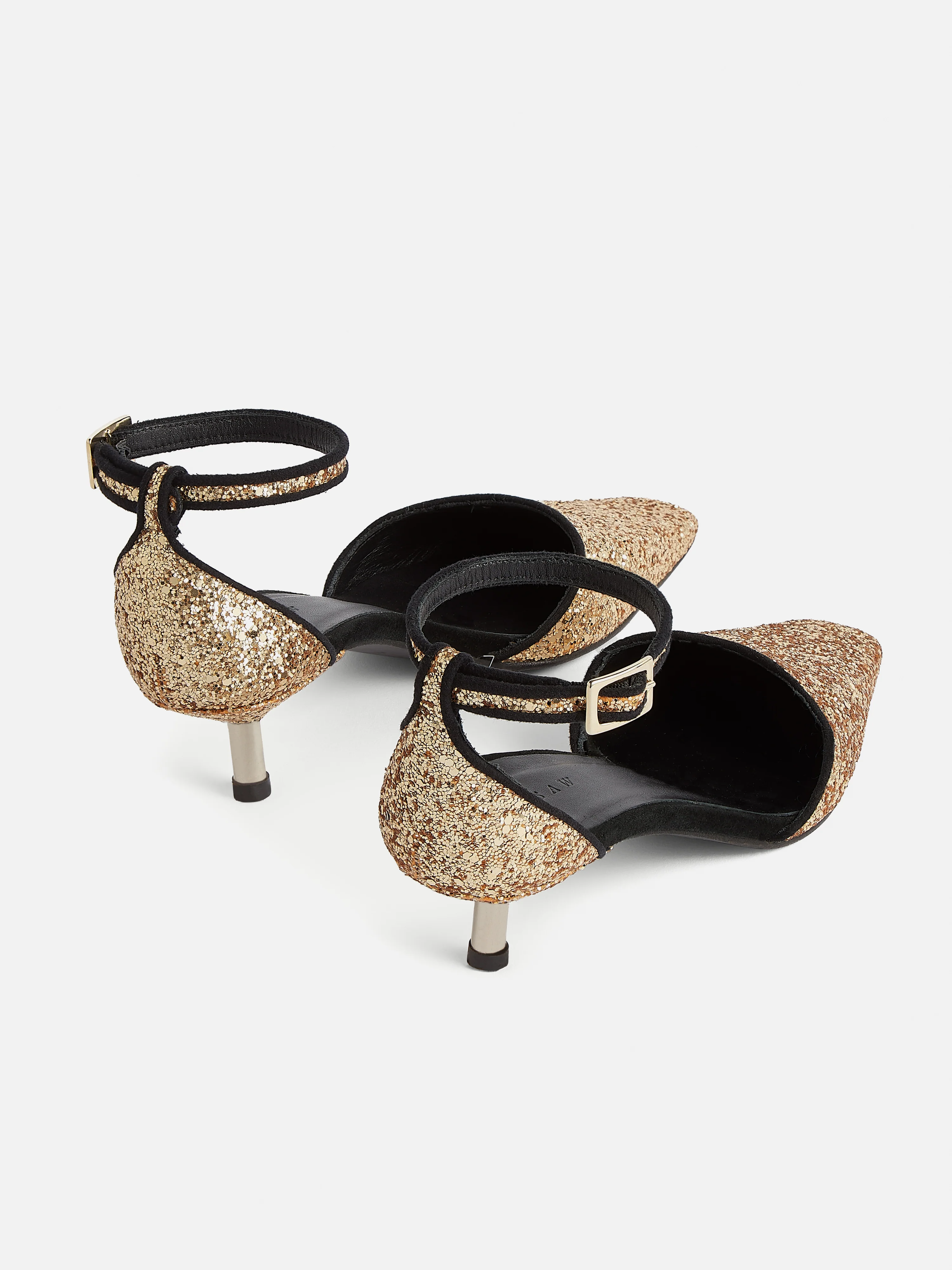 Odette Glitter Sandal | Gold - Image 3