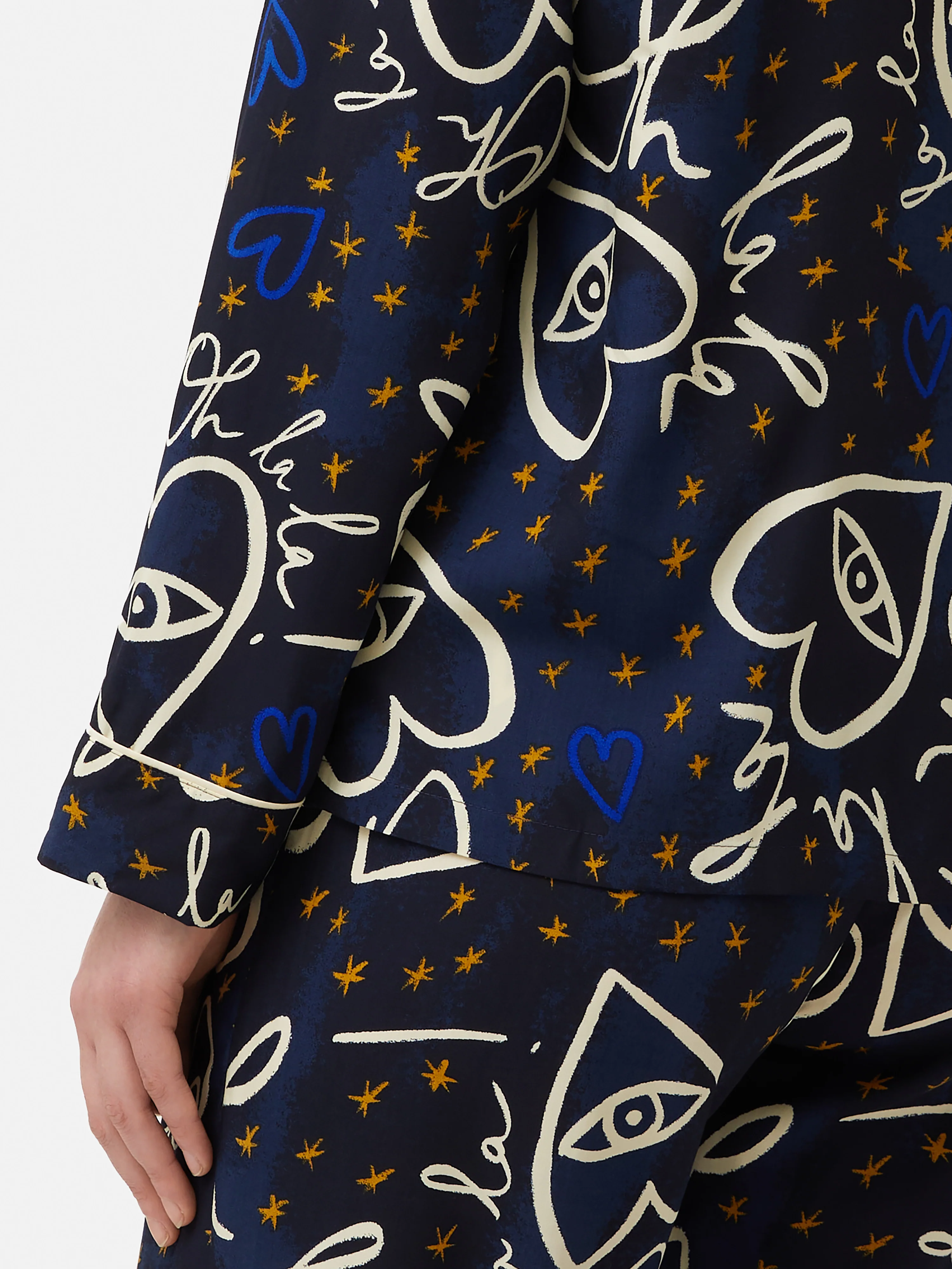 Oh La La Modal Pyjama | Navy - Image 4