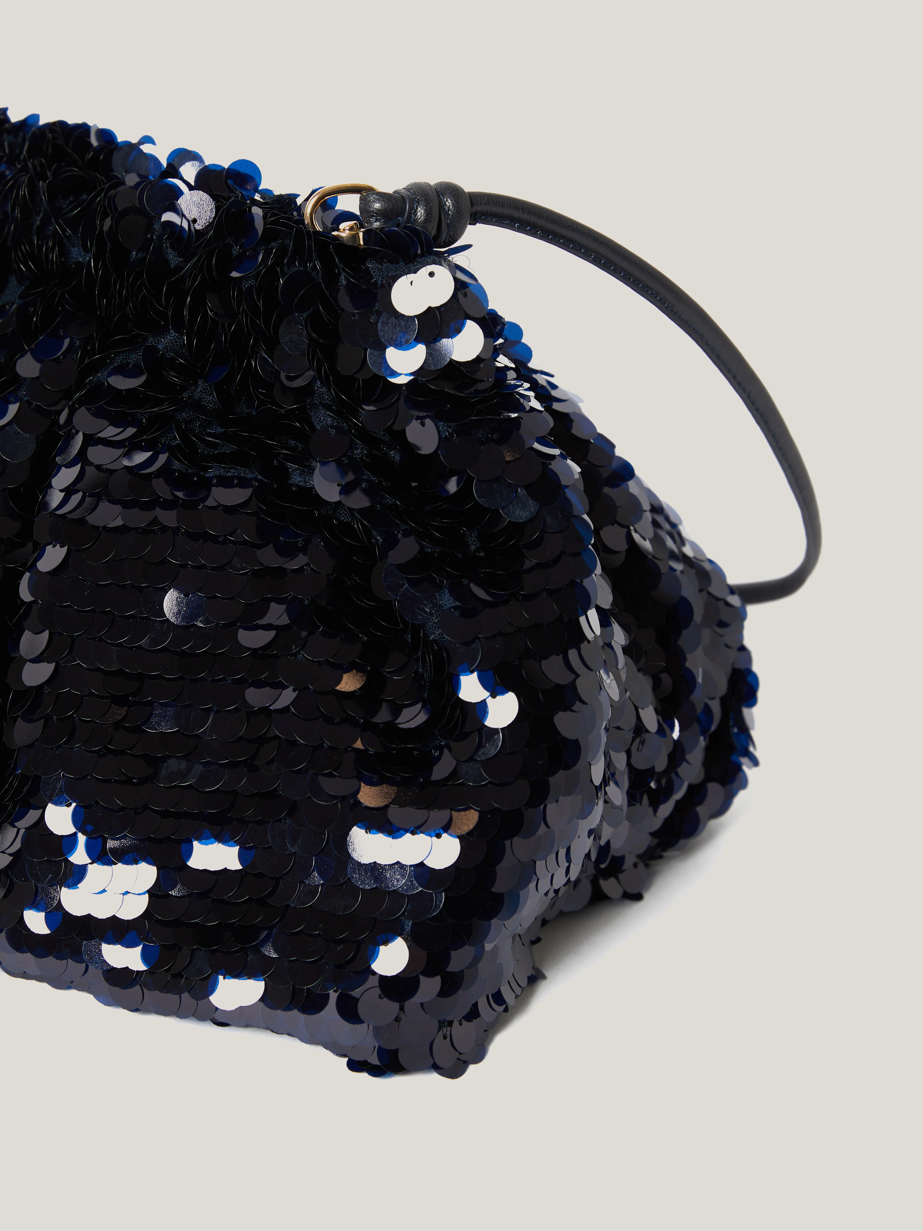 Oversized Sequin Clutch | Navy - Image 3