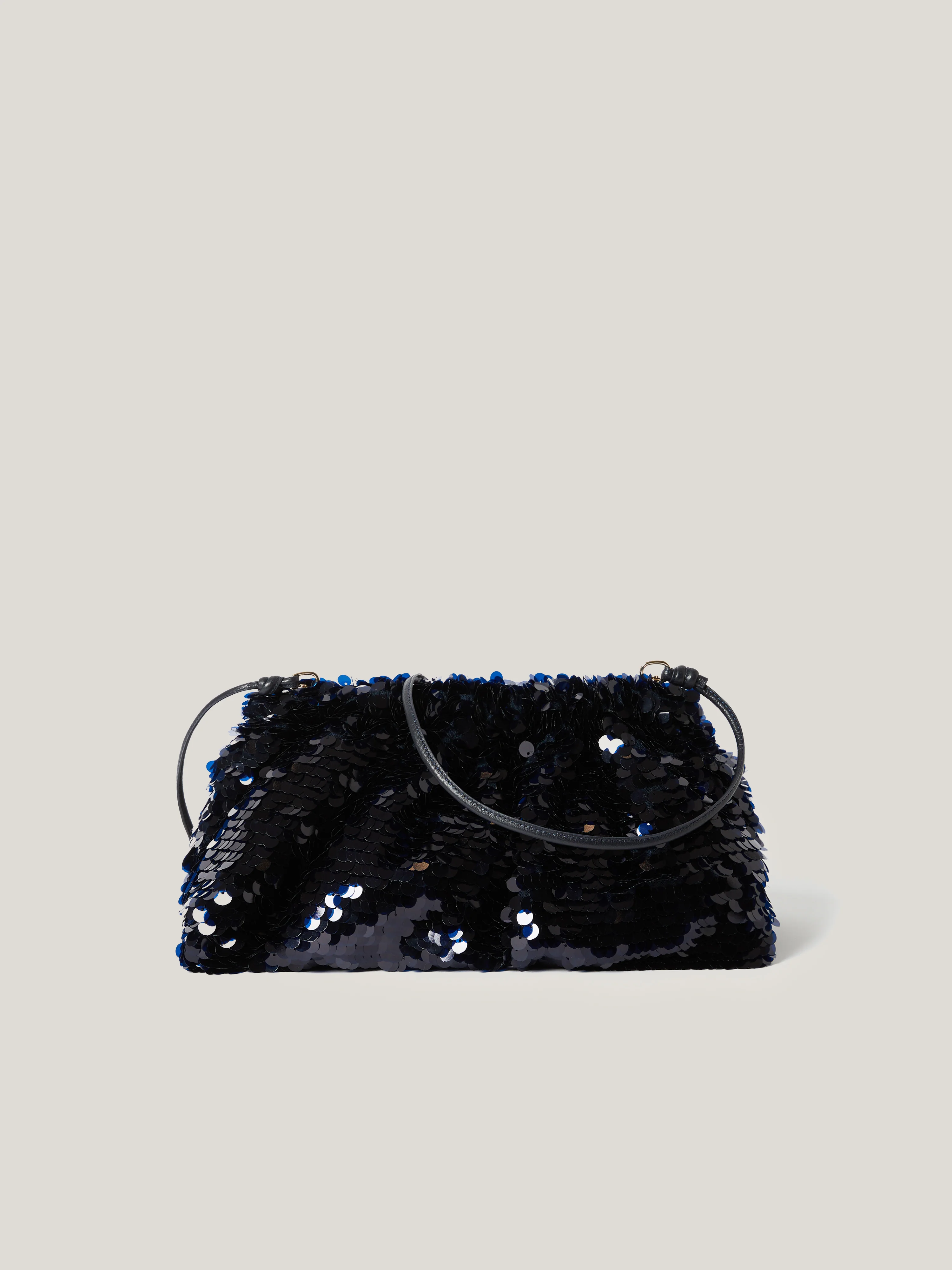 Oversized Sequin Clutch | Navy - Image 6