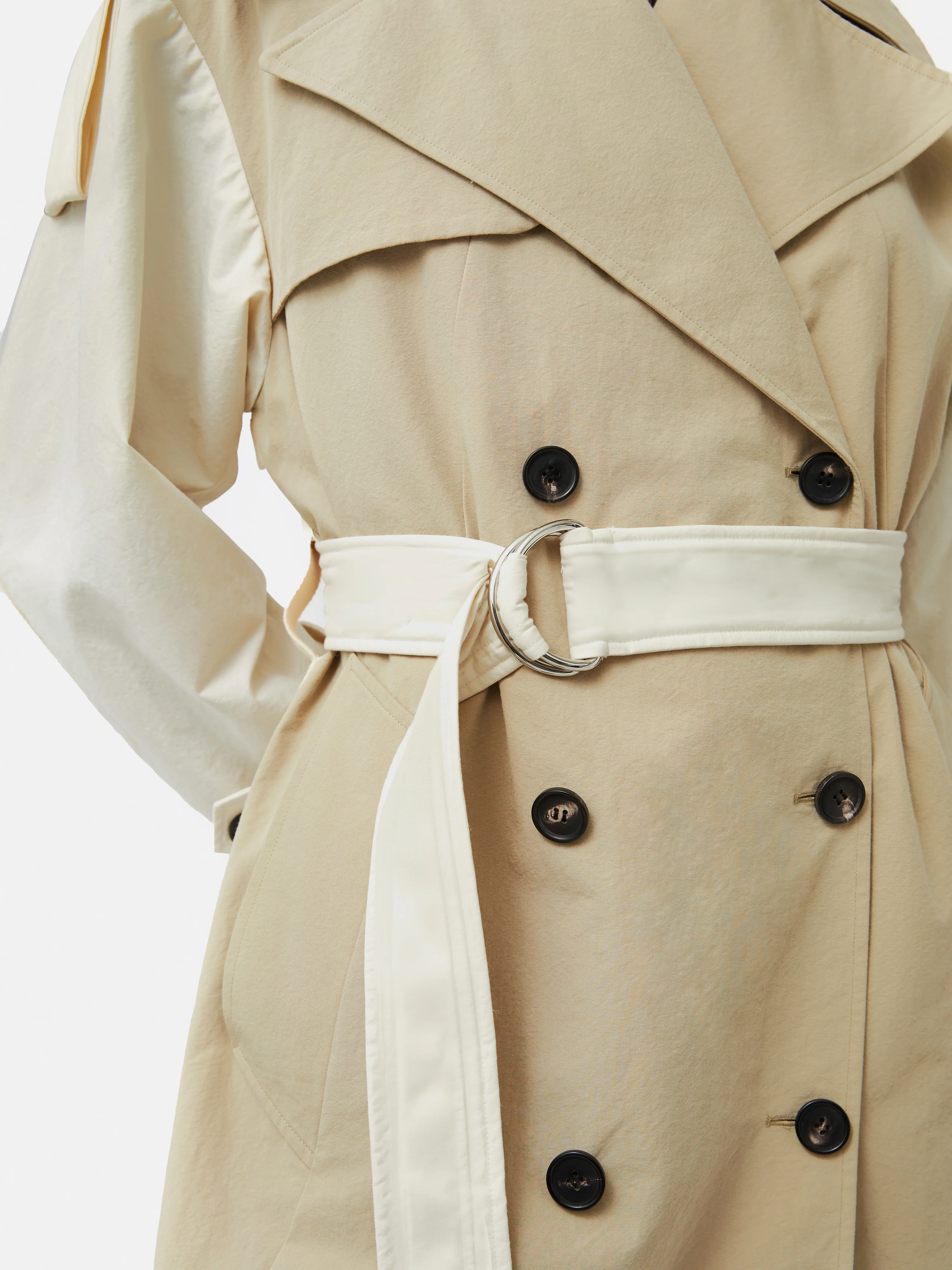 Panelled Trench Coat | Multi - Image 4