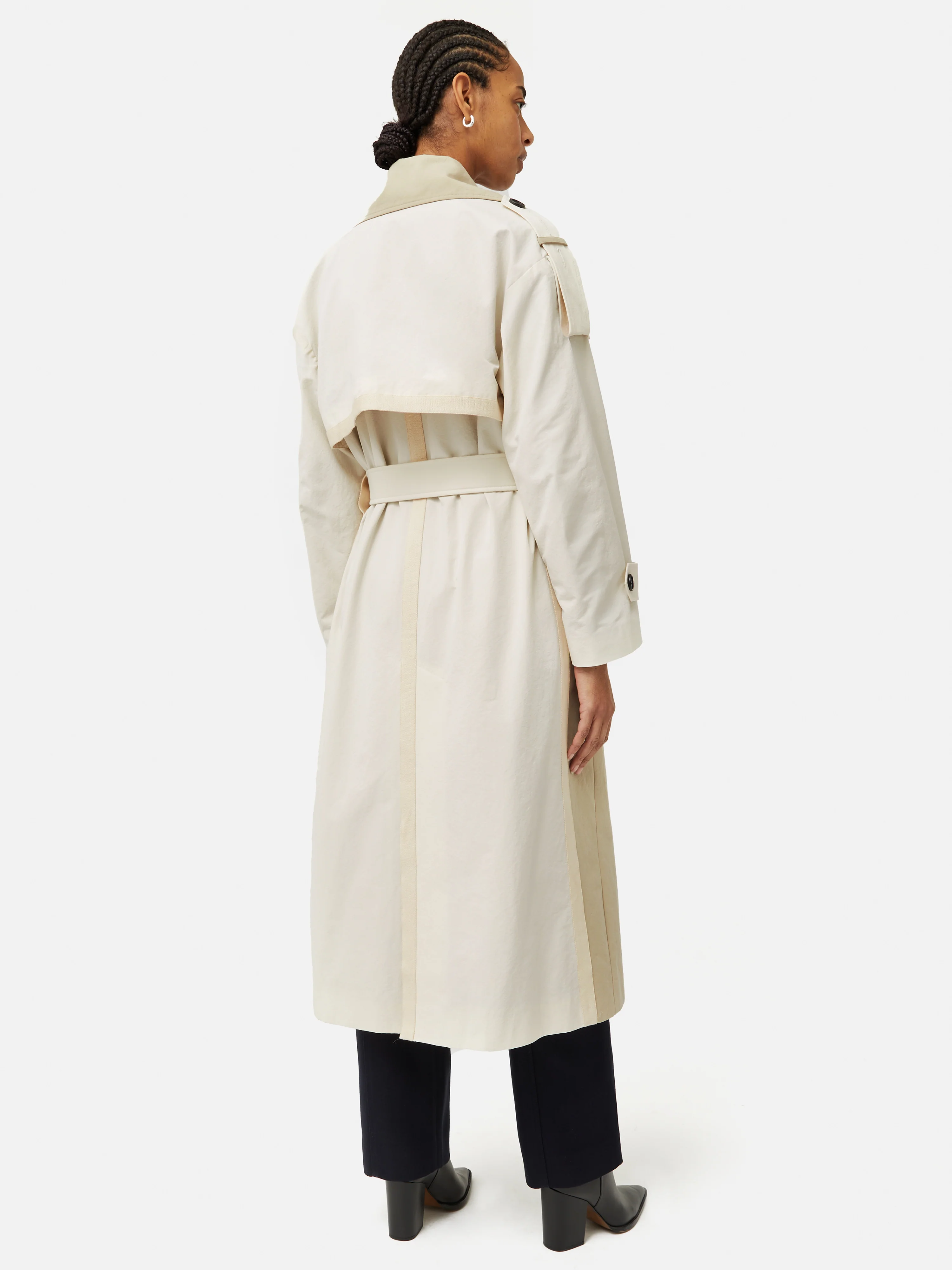 Panelled Trench Coat | Multi - Image 5