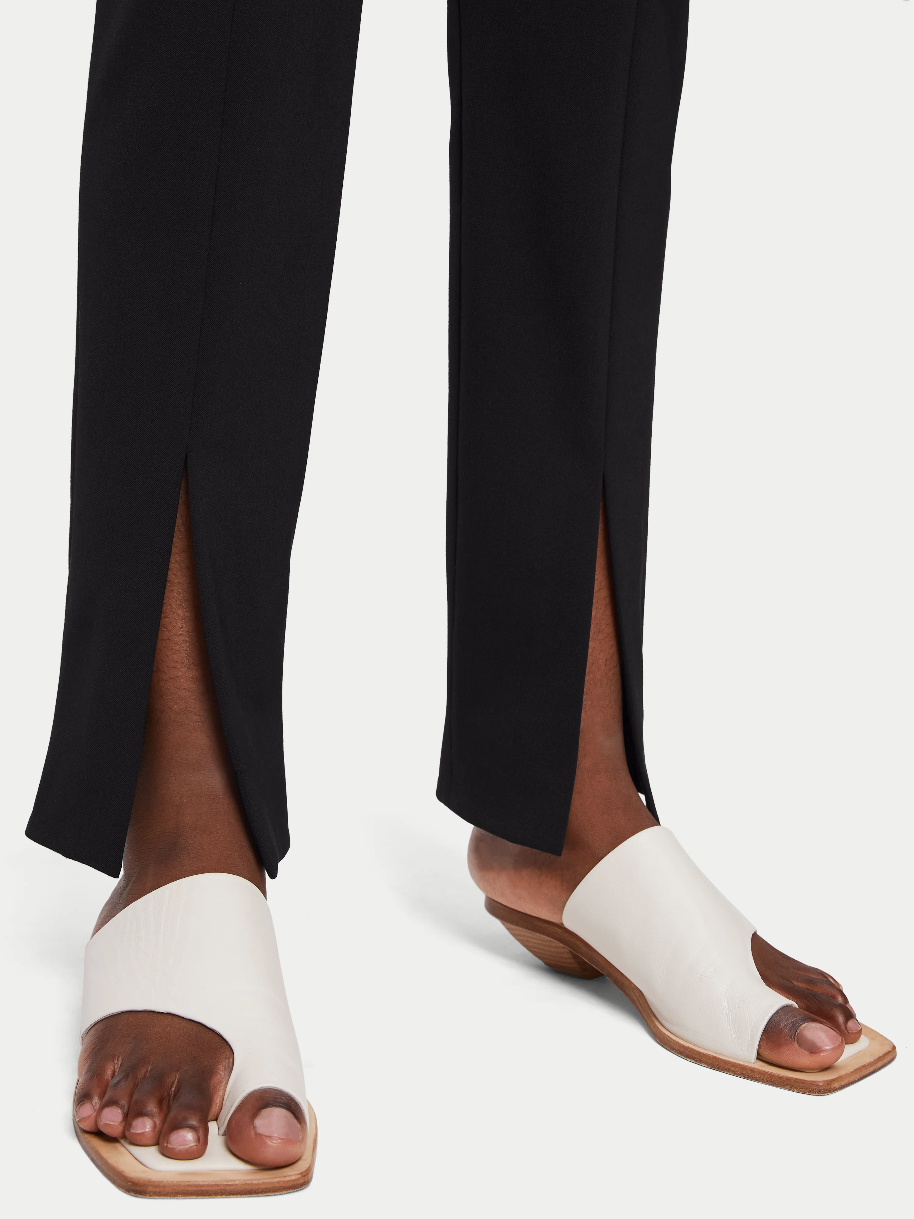 Paris Split Hem Trouser | Black - Image 3