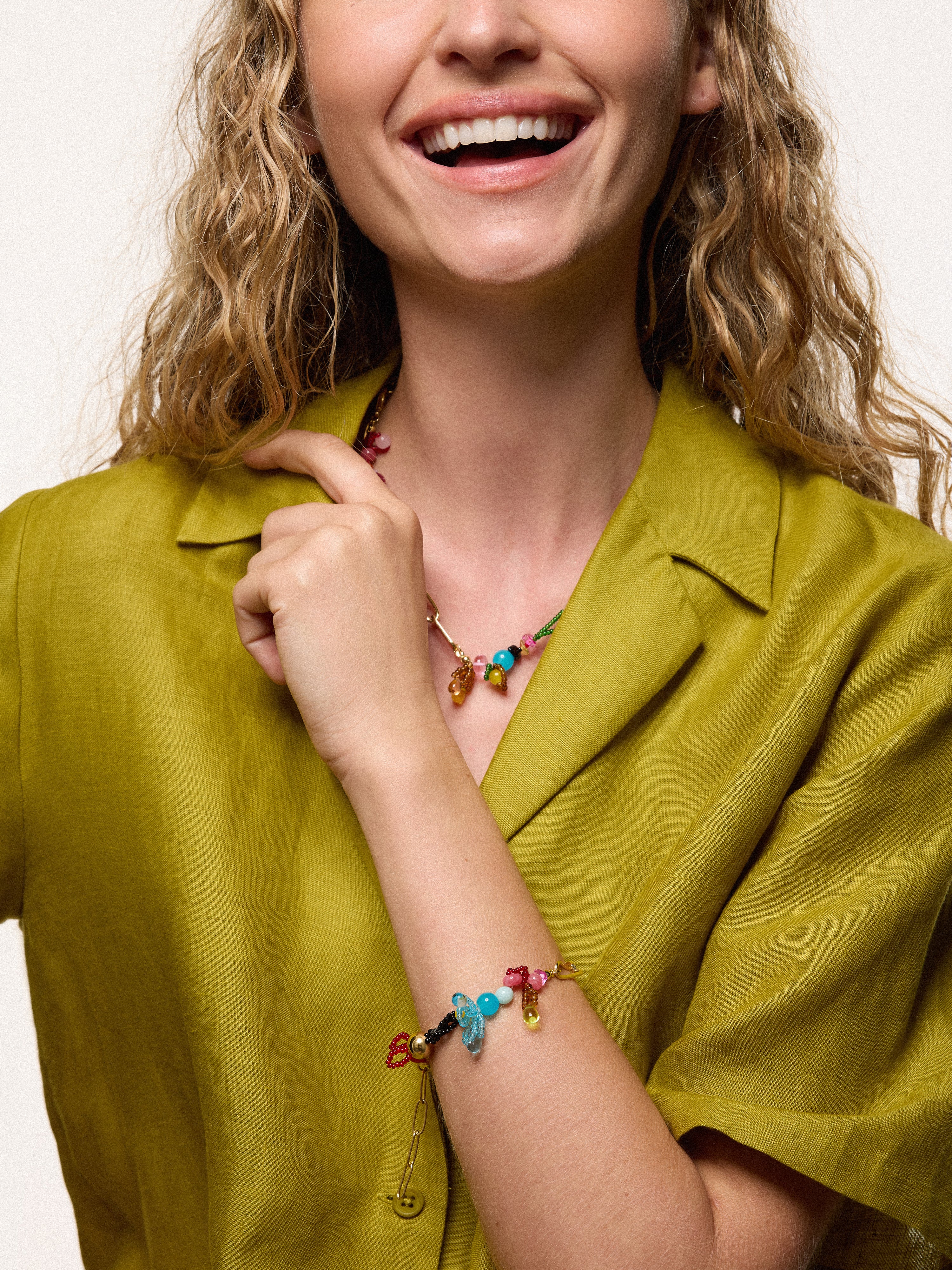Playful Ditsy Bead Bracelet | Multi