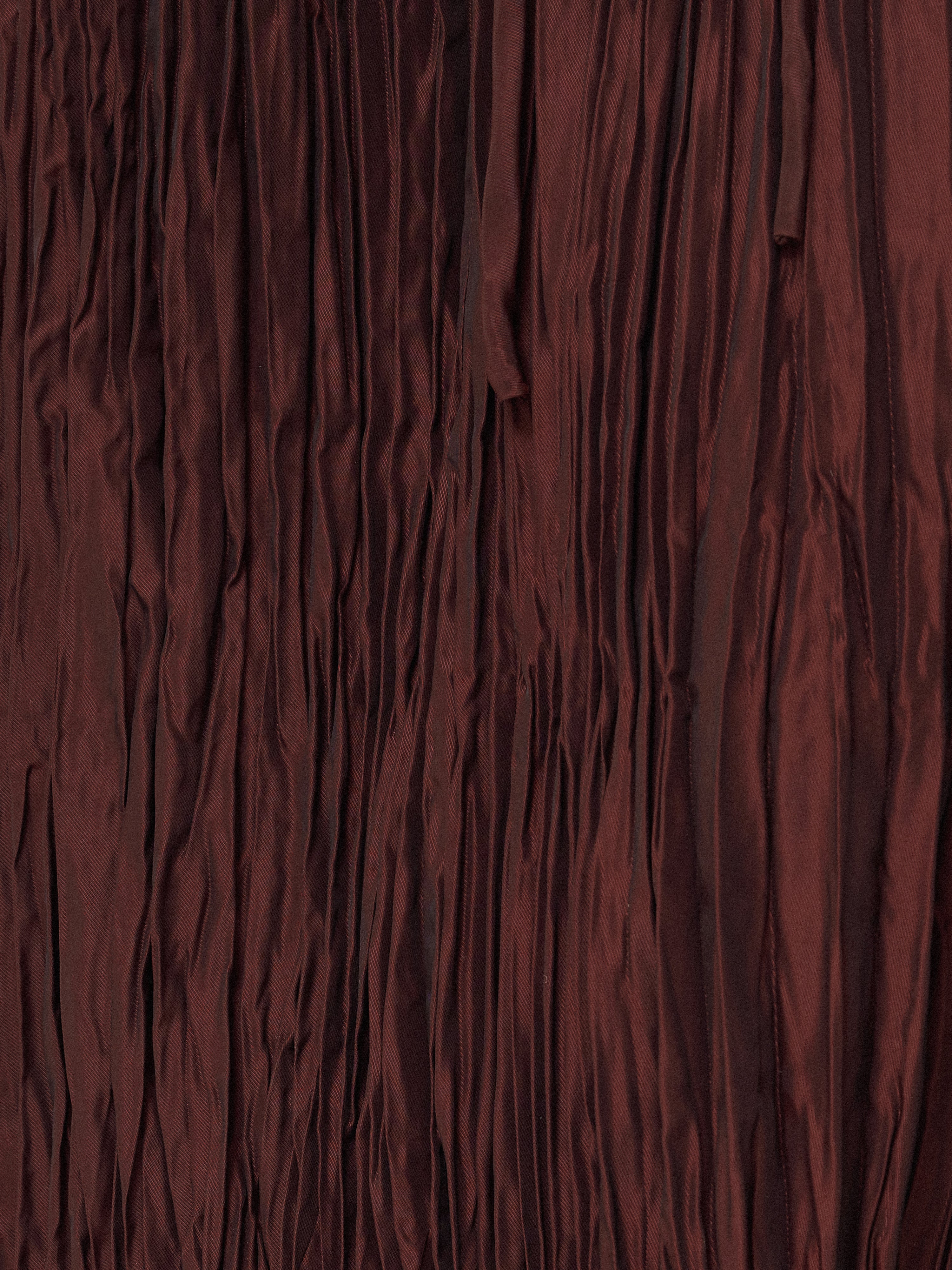 Plisse Belted Dress | Red - Image 6