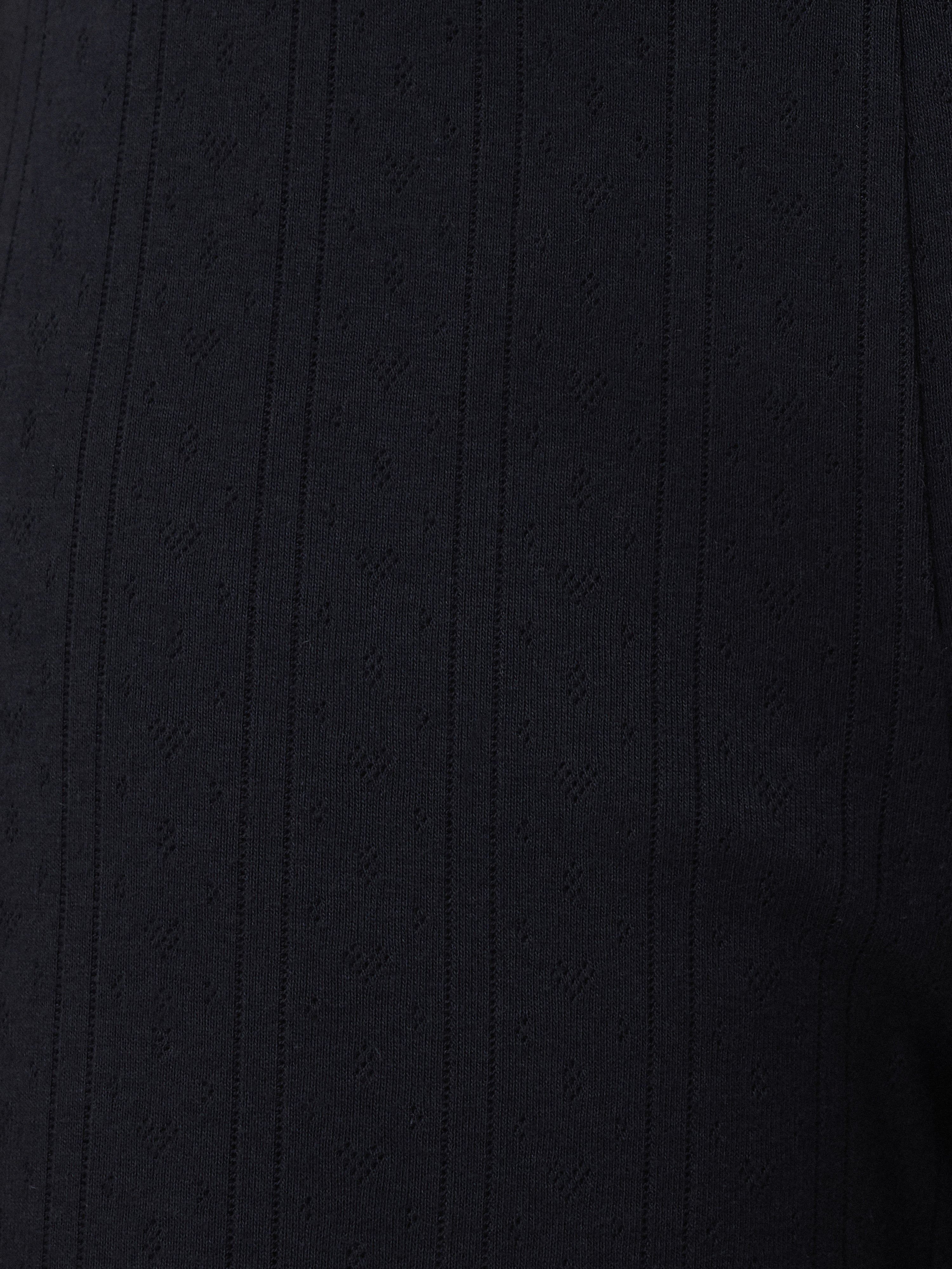 Pointelle Pyjama Trousers | Navy - Image 6