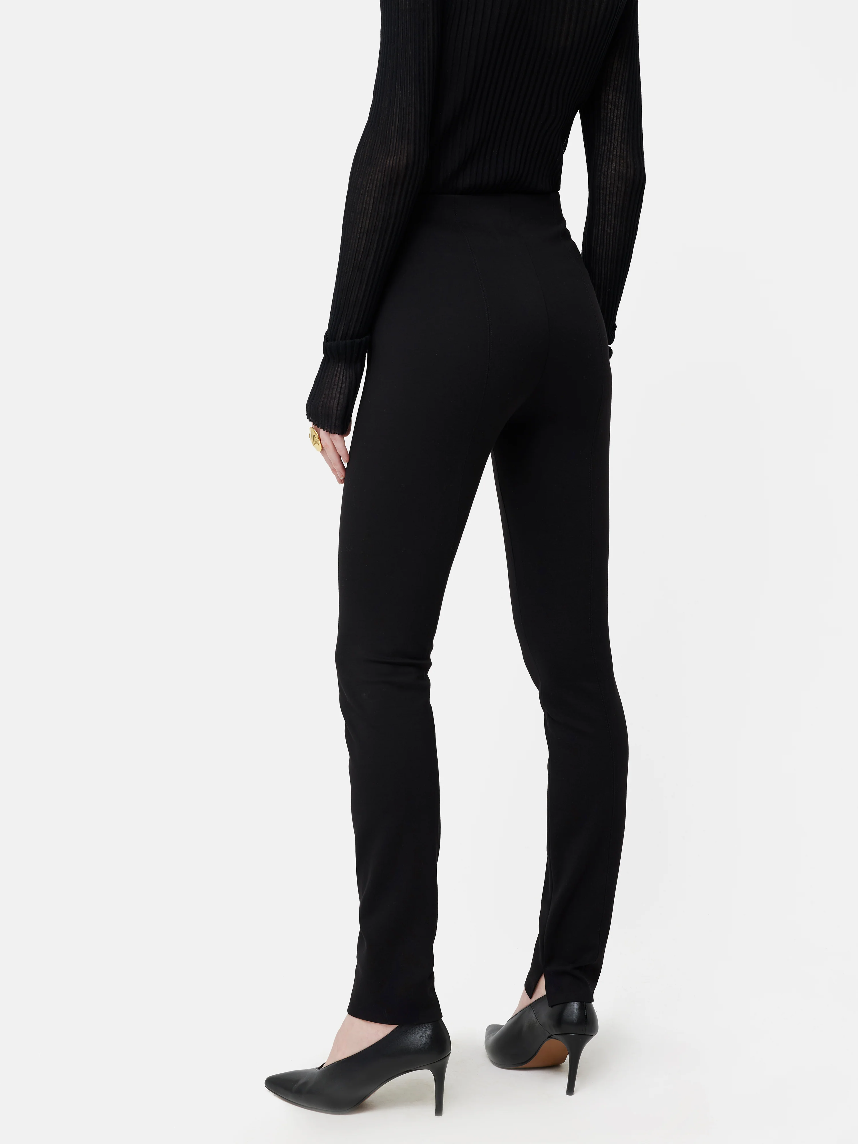 Ponte Cigarette Trousers | Black - Image 4