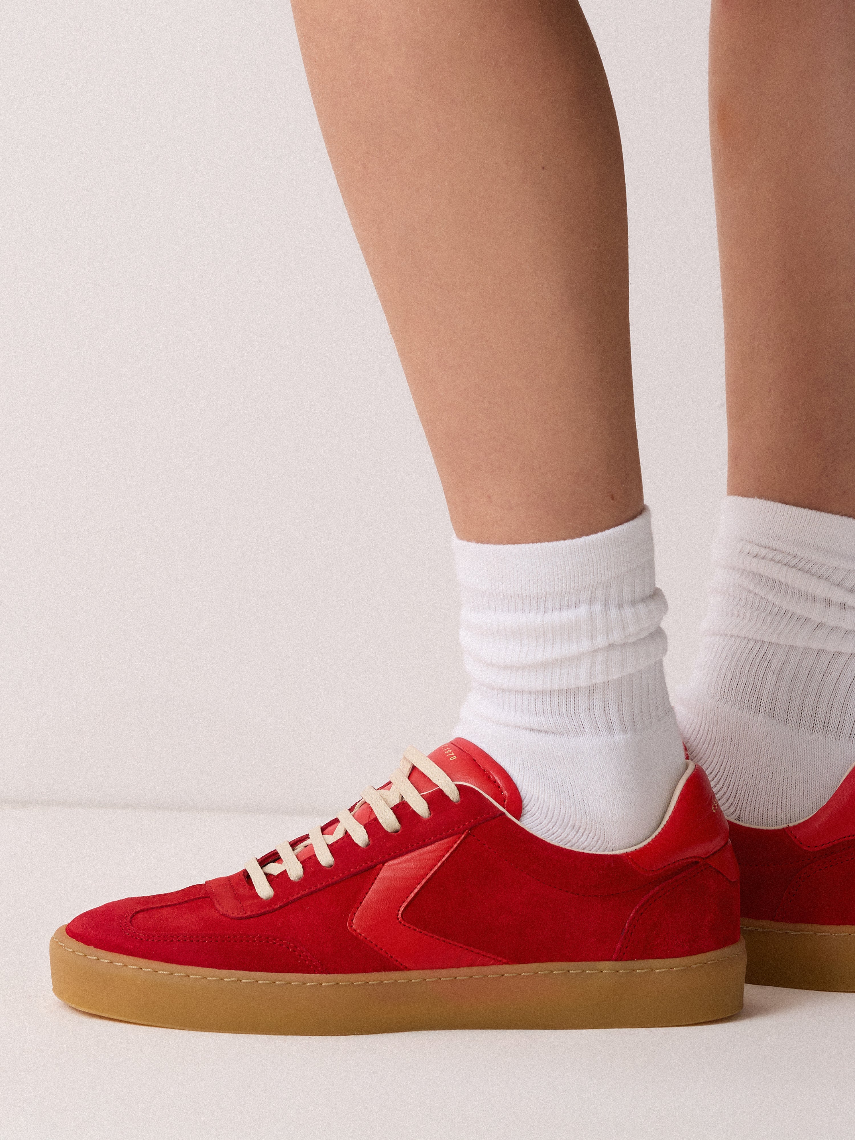 Portland Vintage Classic Trainer | Red - Image 2