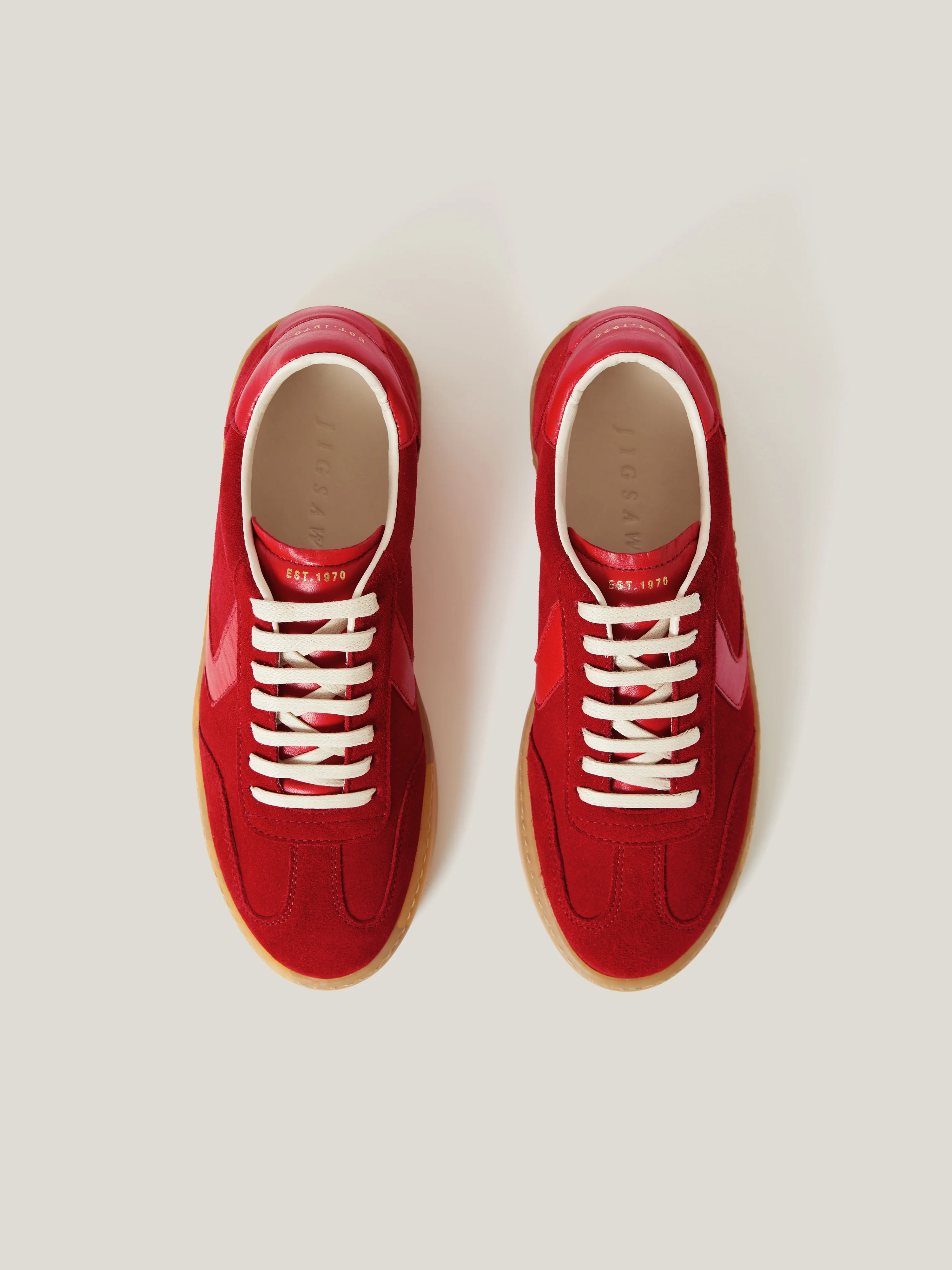 Portland Vintage Classic Trainer | Red - Image 8