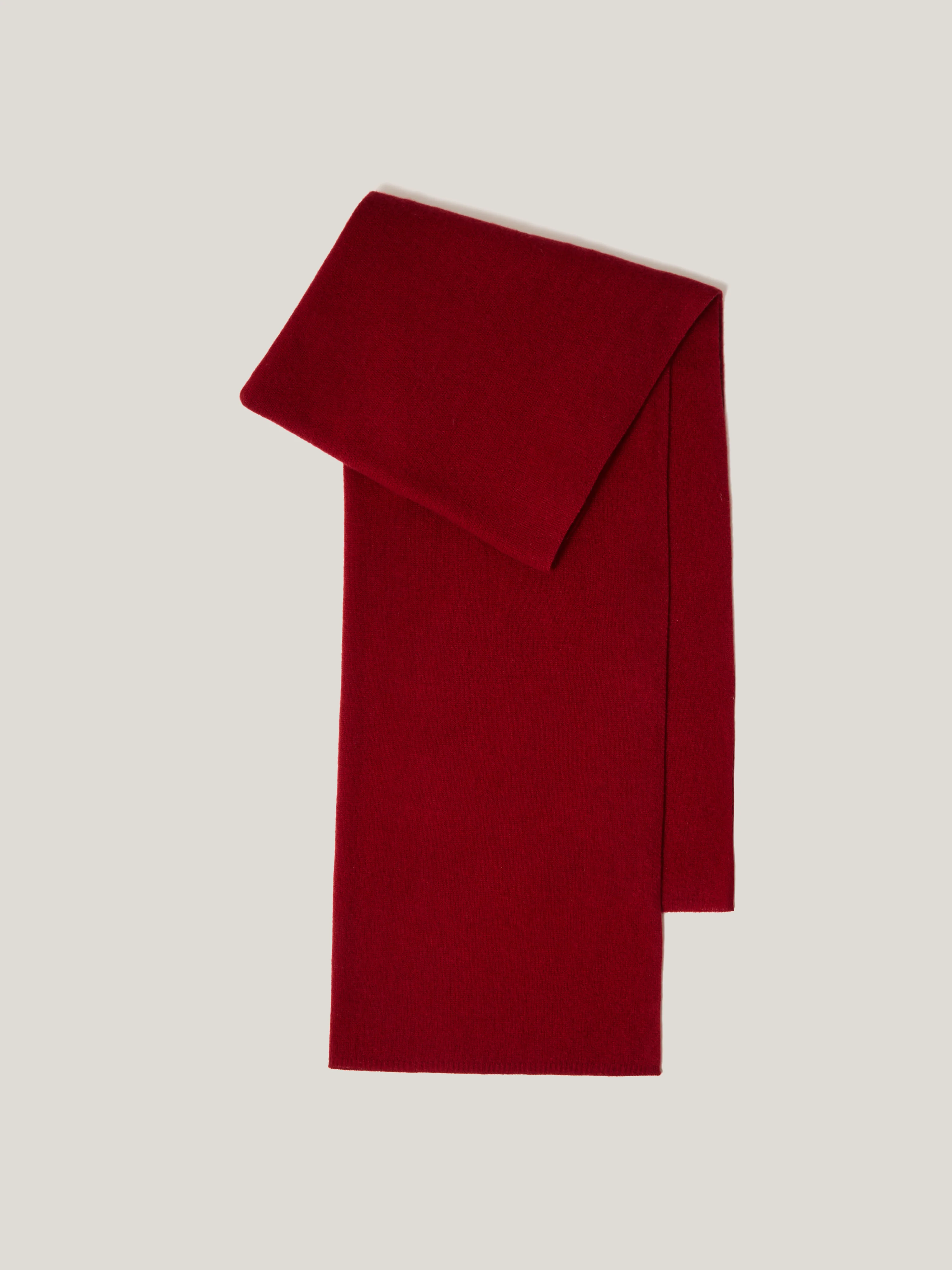 Pure Cashmere Blanket Scarf | Red - Image 2