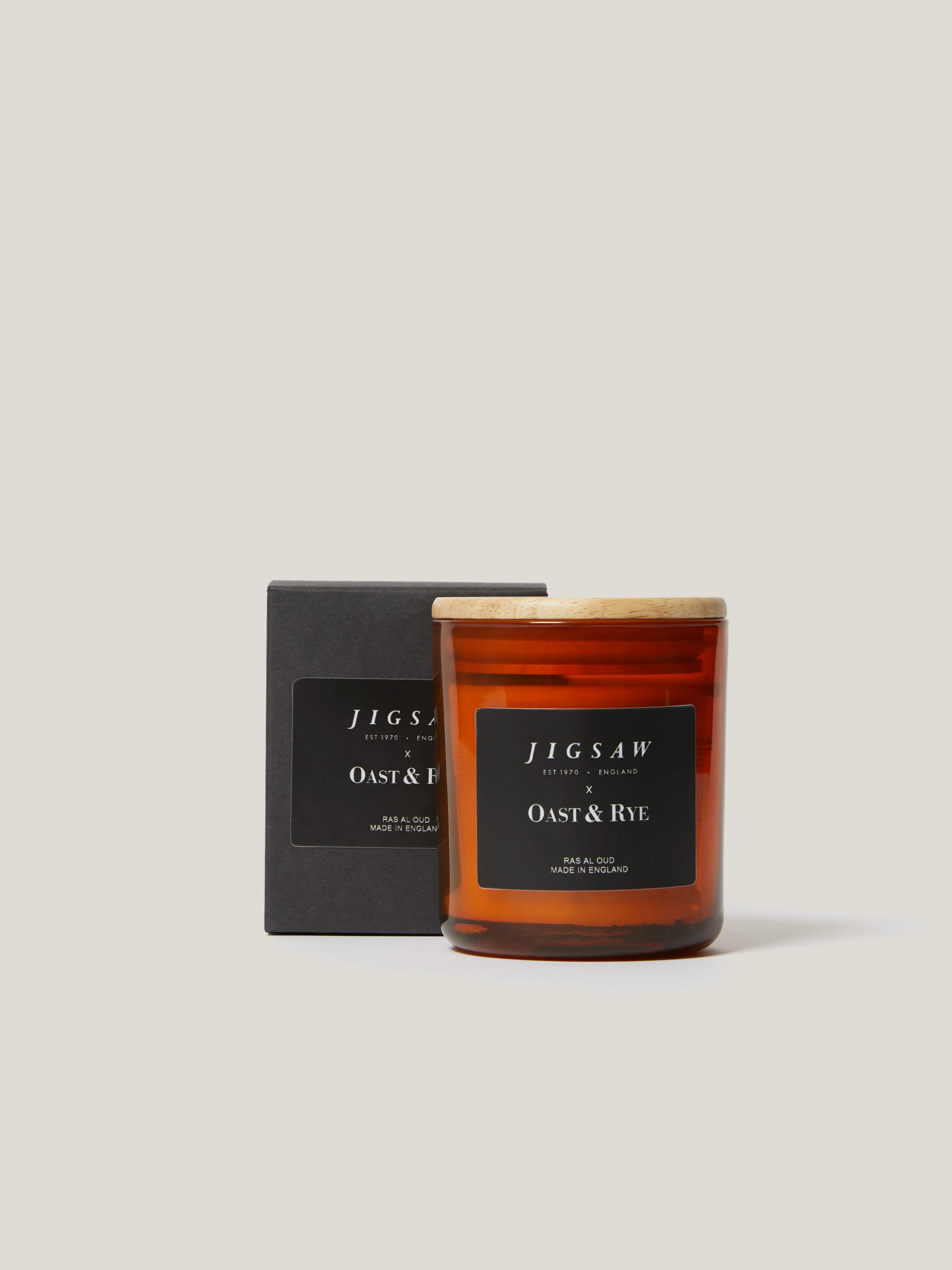 Ras Al Oud One Wick Candle | Amber