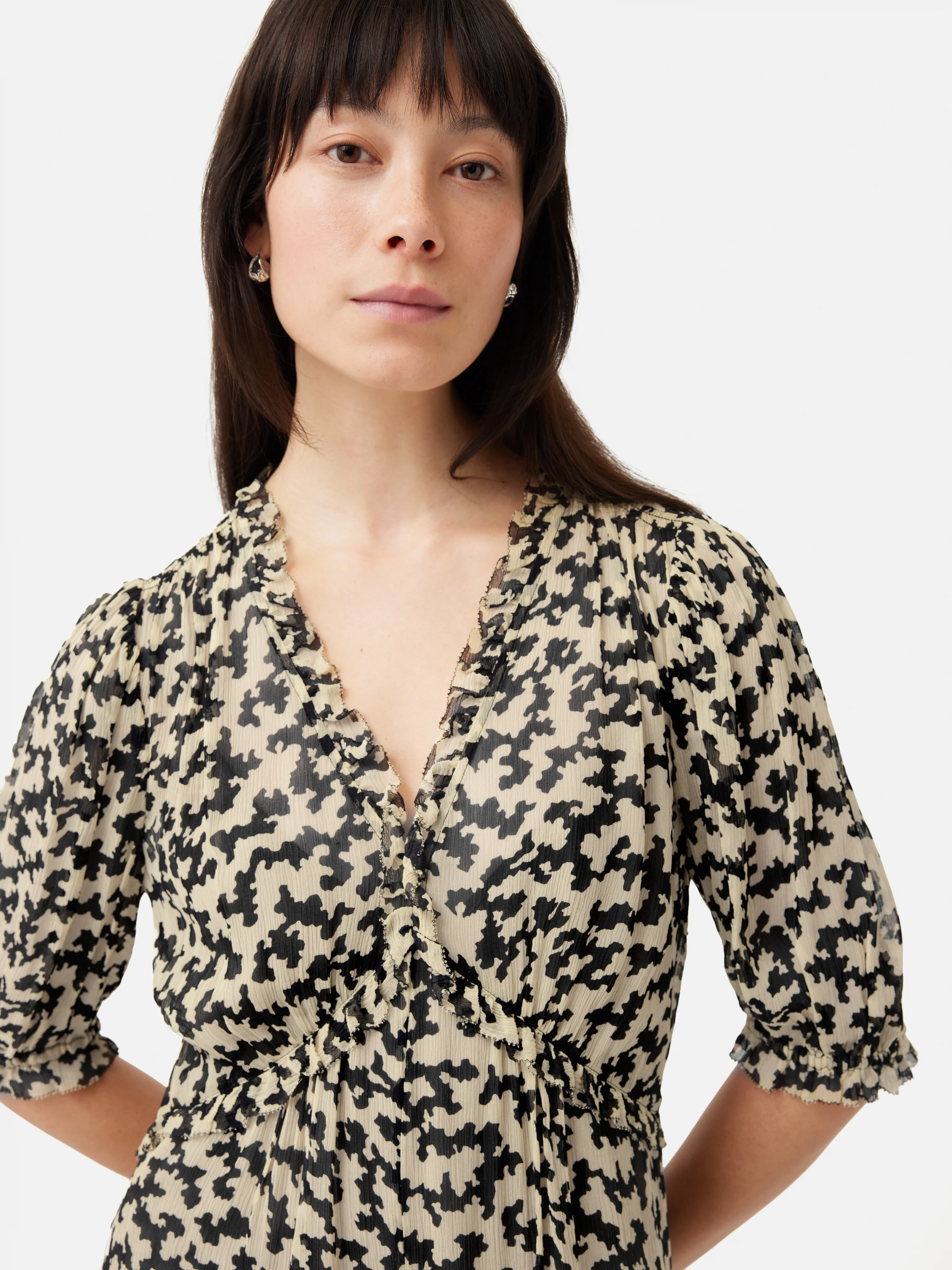 Reef Odyssey Crinkle Dress | Monochrome - Image 2